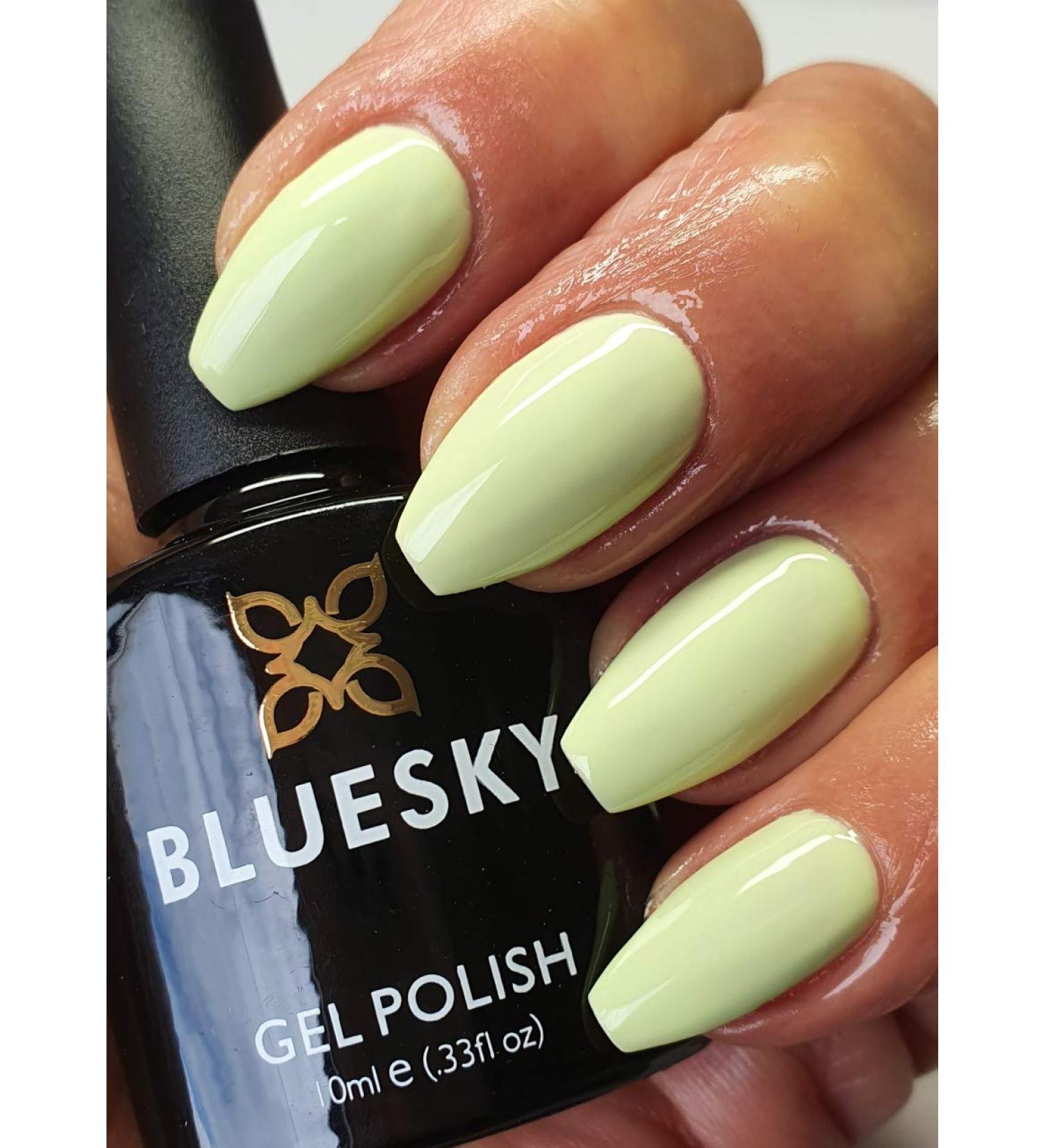 Bluesky LIME PASTEL GREEN PEANUT ICE CREAM SS2013 SUMMER PARTY SS2013 Nail Gel Polish UV LED Soak Off 10ml