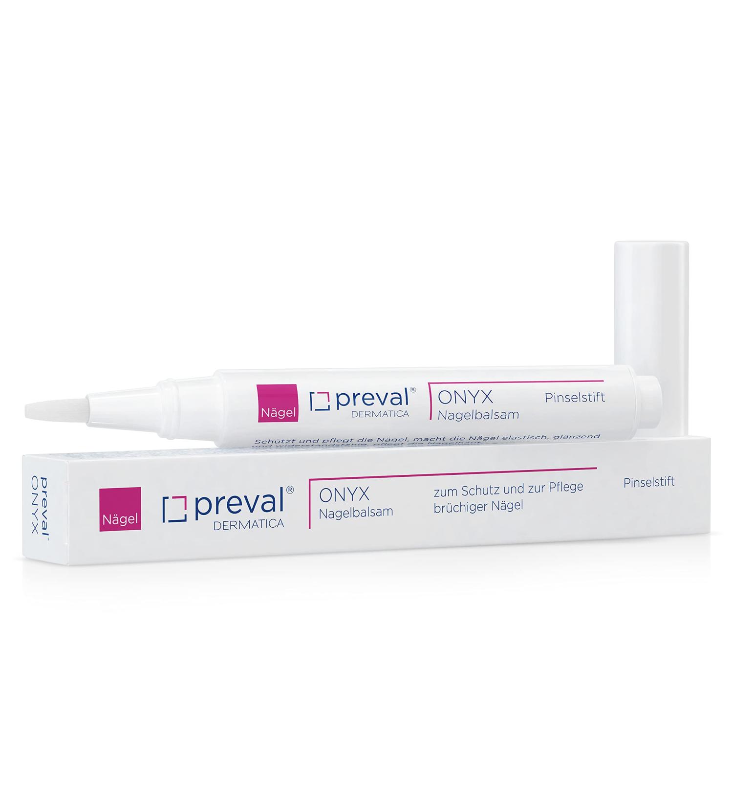 Preval Onyx Pen 2.8 ml | Nail Hardener & Construction Serum | Protects Dry & Brittle Nails | Oil-Free Base Coat for Stronger Nails - Buy Online on GoSupps.com