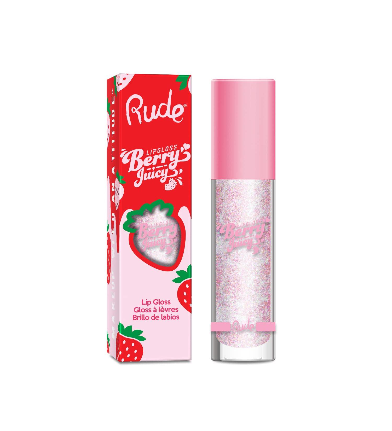 Rude Cosmetics Berry Juicy Lip Gloss - Crystalize for Women | 0.14 oz - Shop Internationally - Buy Online on GoSupps.com