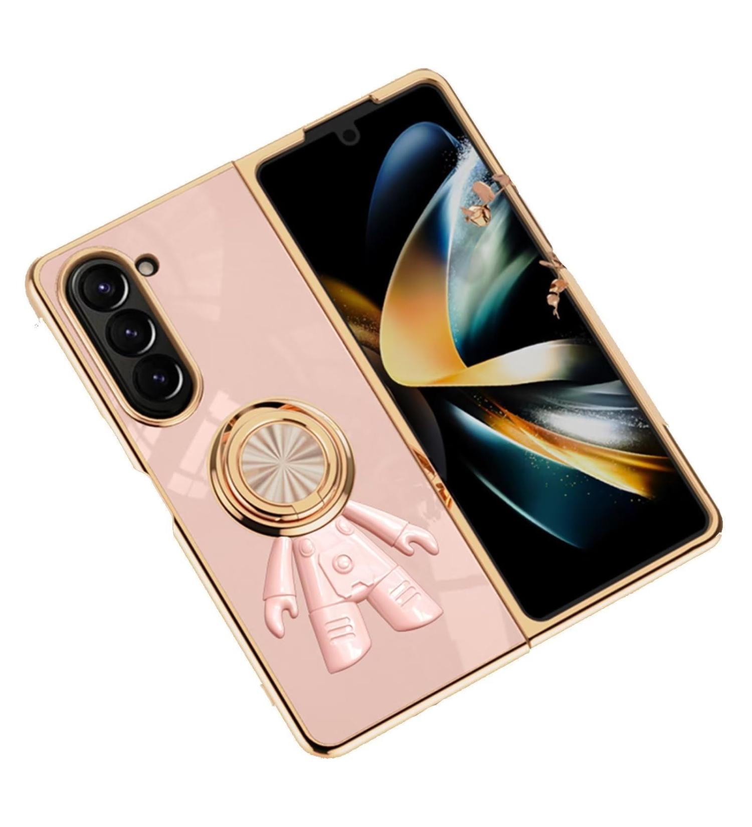 Buy Tivenfezk Nadoli Pink Samsung Galaxy Z Fold 5 Case - Ultra-Thin Scratch-Resistant 360 Ring Stand - International Shipping Available - Buy Online on GoSupps.com