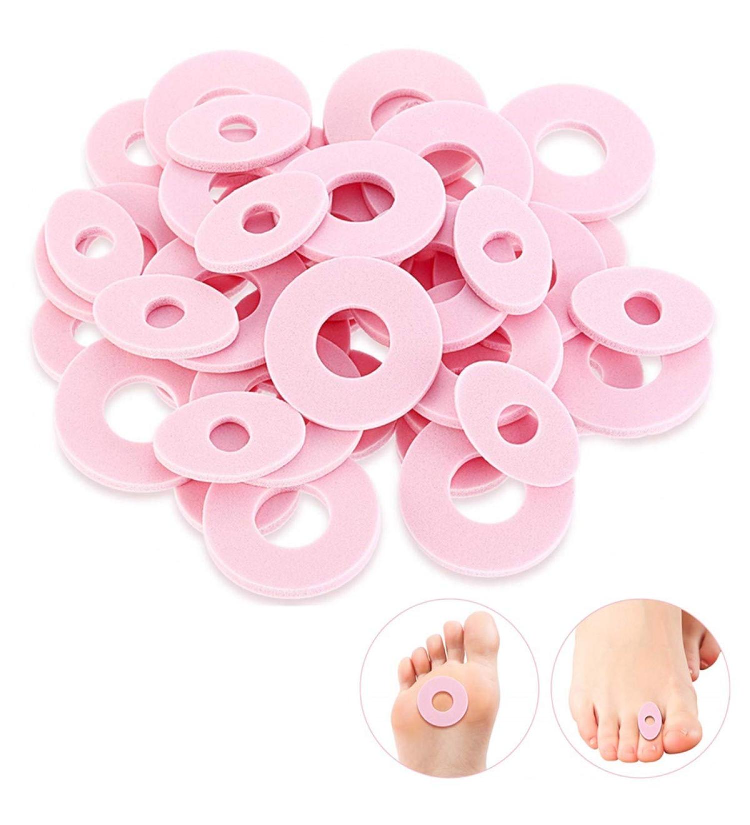 96 Pcs Soft Foam Callus Cushions - Self Adhesive Corn Pads for Foot & Heel Pain Relief - Buy Online on GoSupps.com