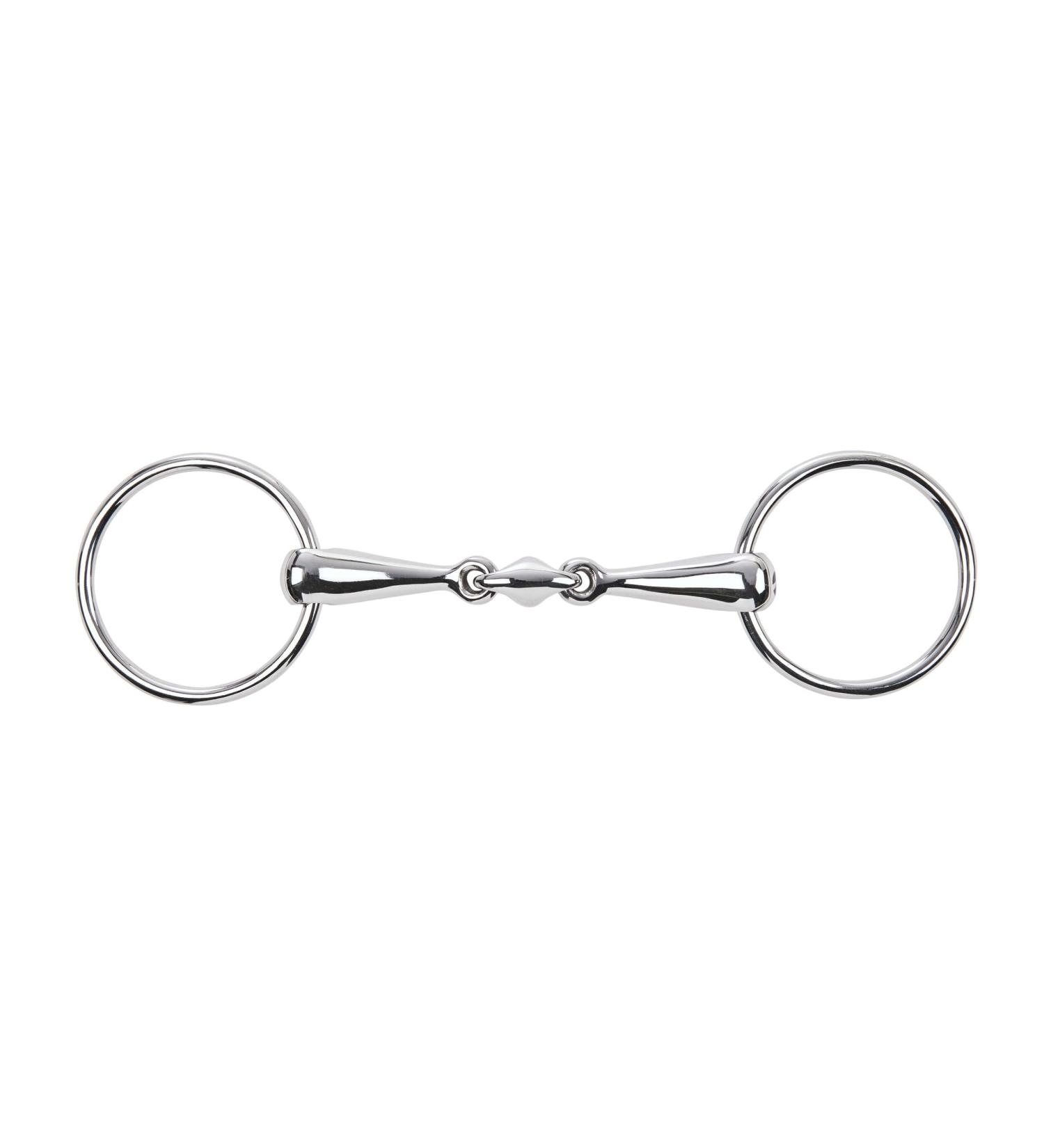 Busse Snaffle Bit Stainless Steel 18 mm - Double Jointed 14.5 for Superior Horse Control | International Shipping Available - Buy Online on GoSupps.com