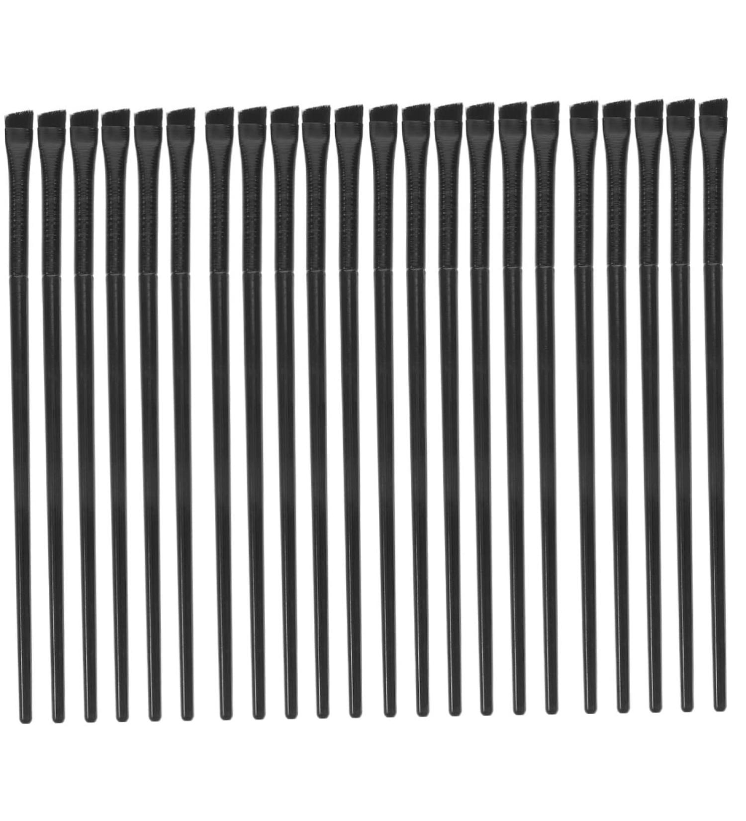 Baluue 24 Pcs Eyeliner Brush Eye Shadow Brush Makeup Brushes Eyeshadow Makeup Eyeliner Brush Black - Buy Online on GoSupps.com