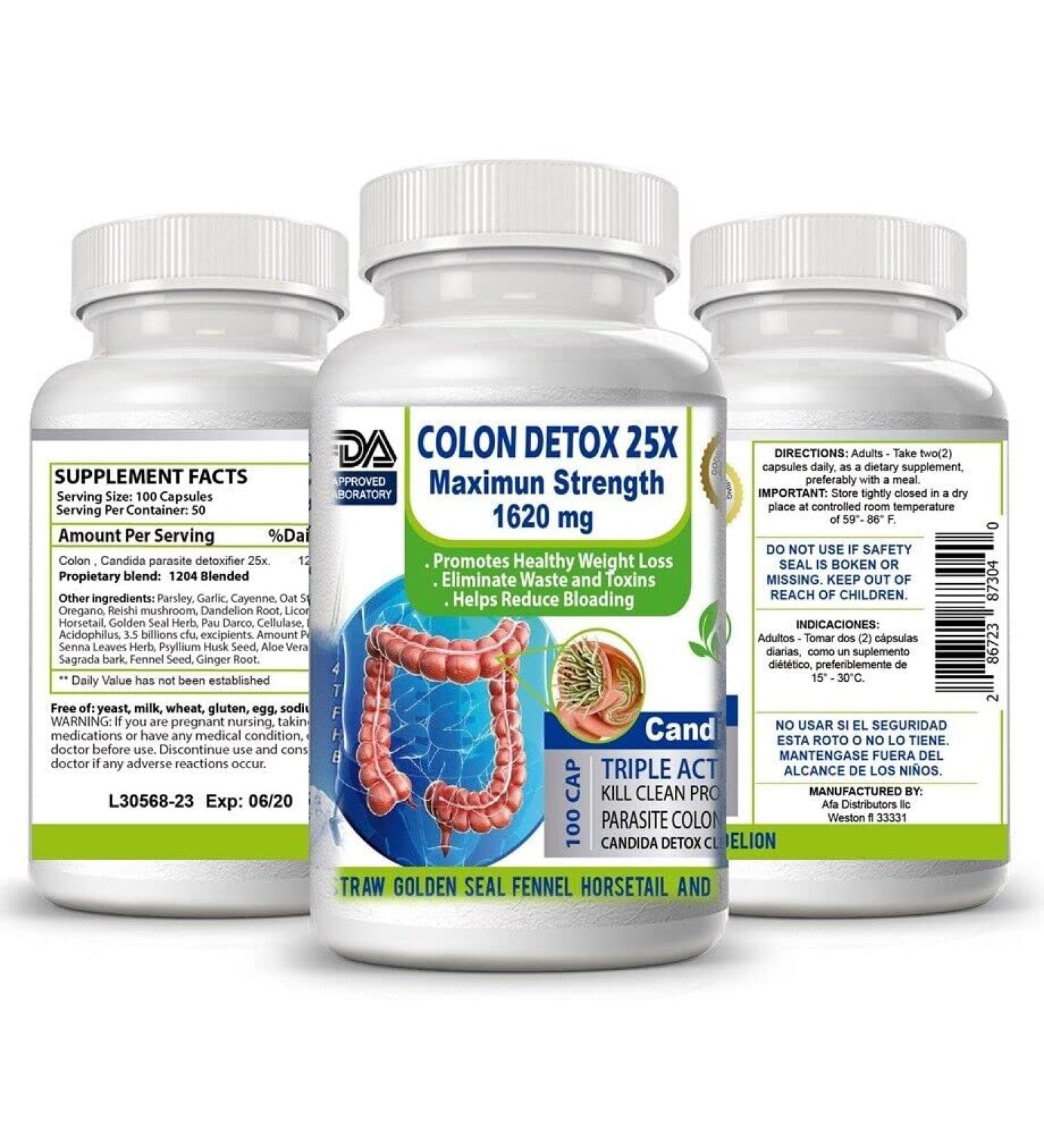 Colon cleanse detox pills for weight loss - Cleanse diet supplement - Buy Online on GoSupps.com