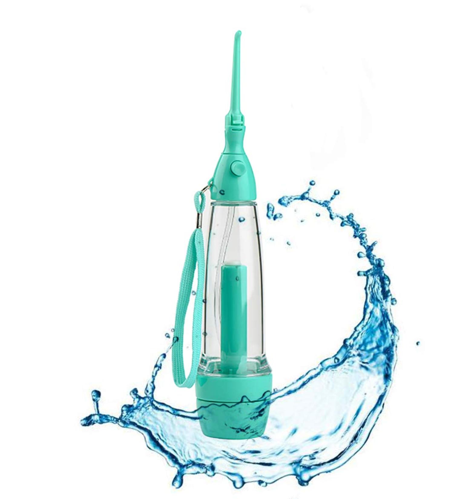 Buy Water Flossers for Teeth | Portable Manual Dental Flosser & Cordless Oral Irrigator - Deep Clean with No Battery - Buy Online on GoSupps.com