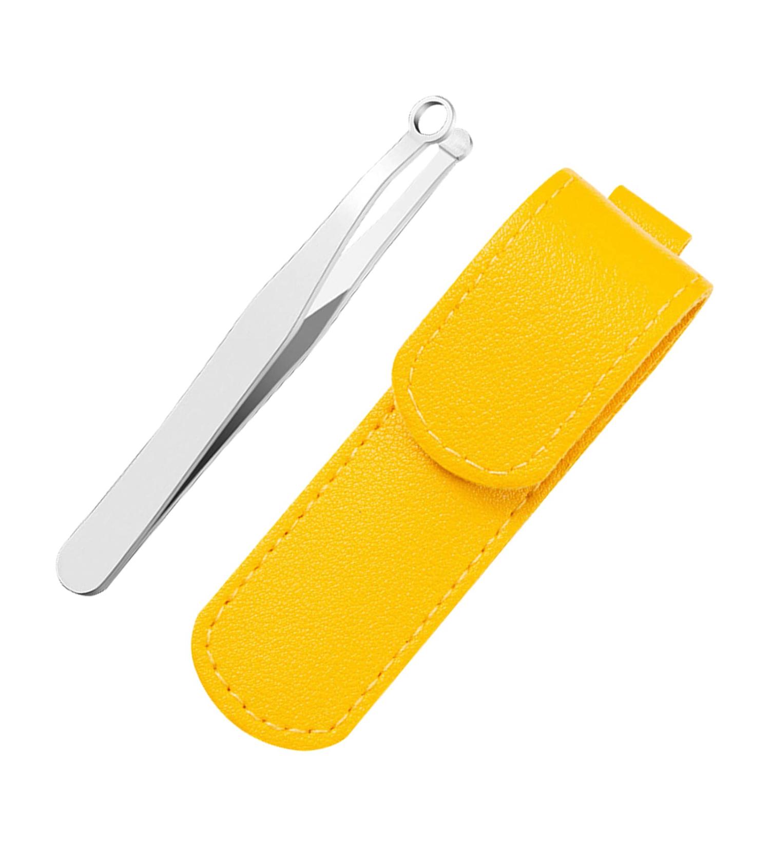 Stainless Steel Nose Hair Trimmer & Tweezers Set | Precision Hair Removal Tool for Men & Women | Eyebrow Clippers included | 1 Pack Silver - Buy Online on GoSupps.com