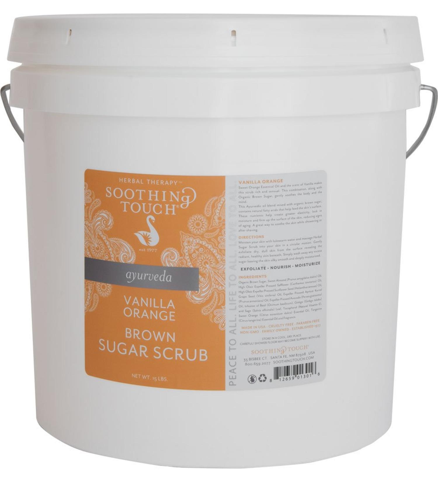 Soothing Touch Vanilla Orange Sugar Scrub 15. Lbs