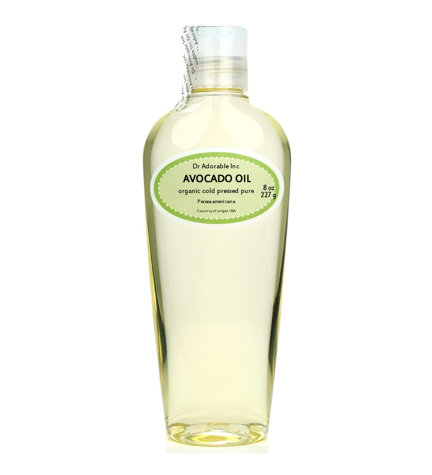 Dr Adorable Avocado Oil - 100% Pure Organic Cold Pressed - 8 oz | International Shipping Available - Buy Online on GoSupps.com