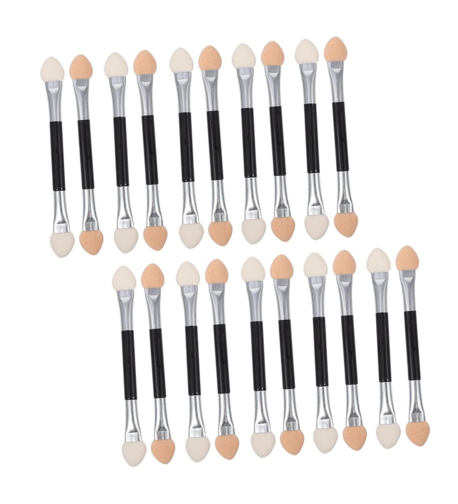 Housoutil 30pcs Eye Shadow Stick Eyeshadow Sponges Eyelash Wands Double Eye Makeup Manicure Tools Woman Girl - Buy Online on GoSupps.com