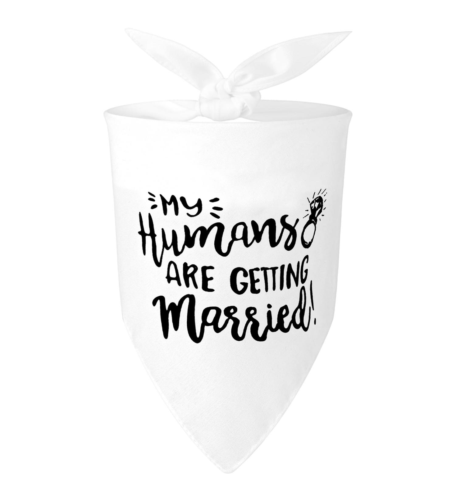 WLLHYF Engagement Gift Dog Bandana My Humans are Getting Married Pet Scarf Engagement Announcement Dog Wedding Bandana Pet Accessories for Dog Lovers Wedding Engagement Photos - Buy Online on GoSupps.com