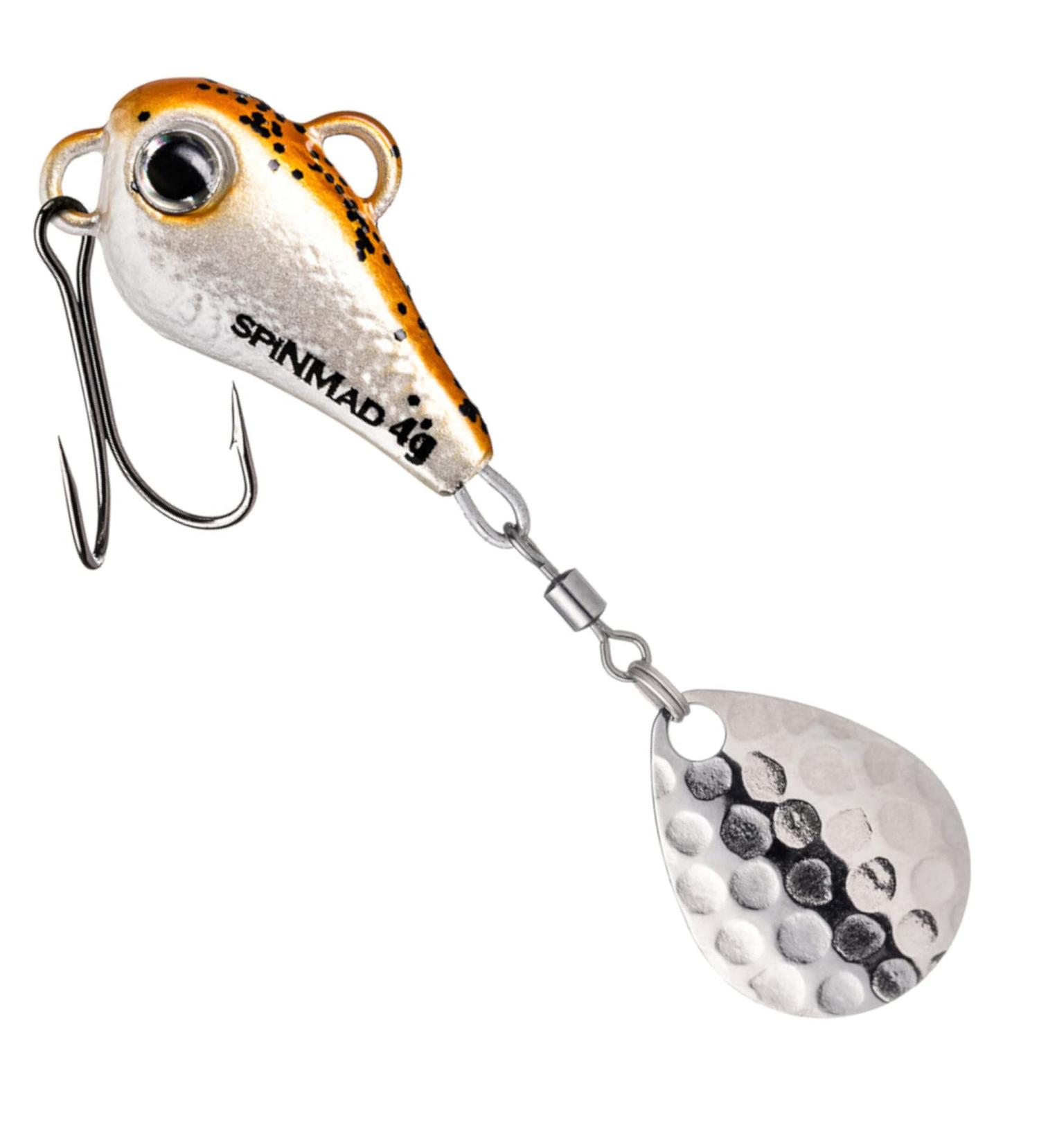 SpinMad 4g Lead Head Spinner - Jig Spinner Whisky