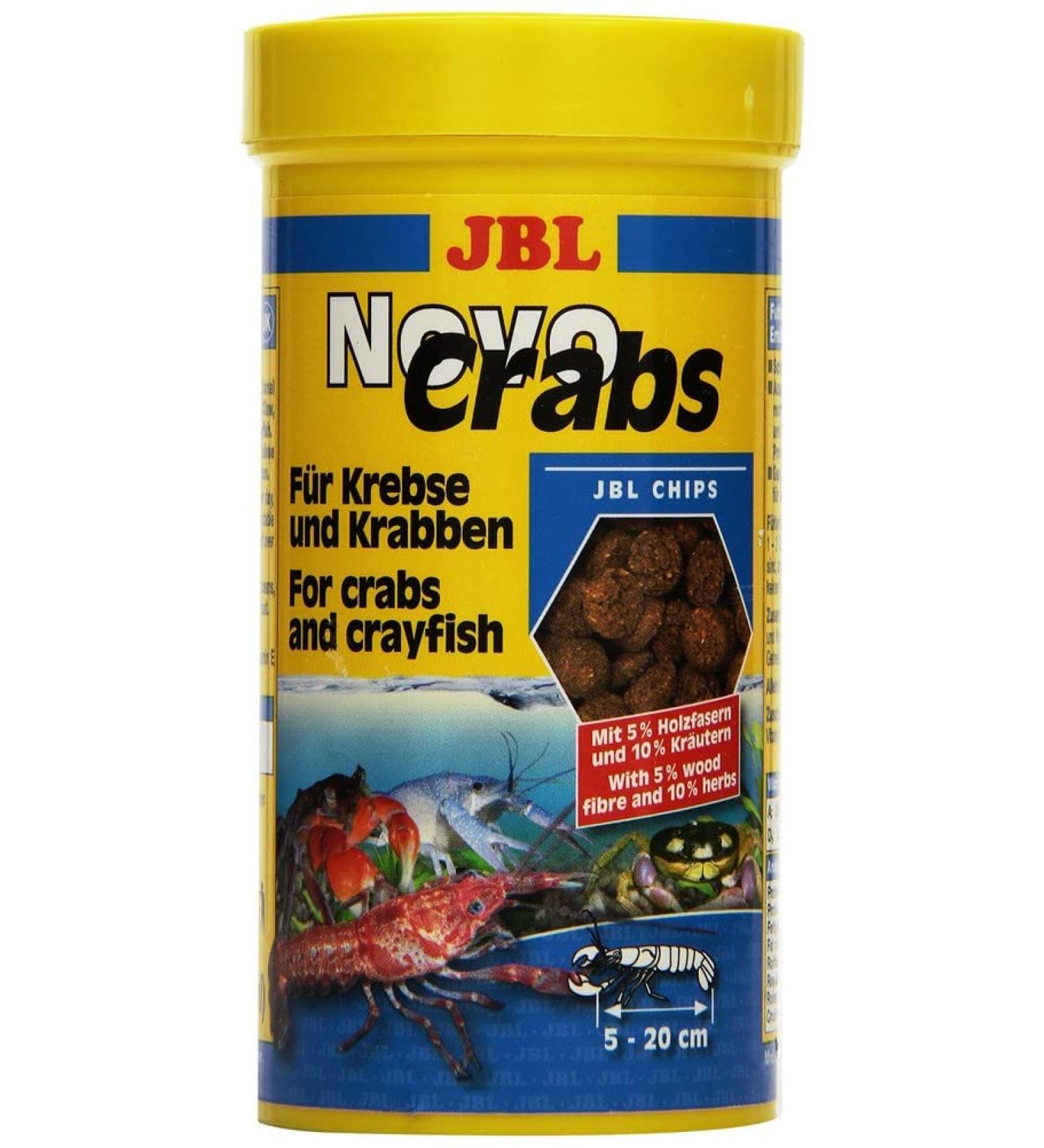 Shop JBL NovoCrabs 30272 Complete Food for Crabs - 250 ml Tablets | Ideal for 5-20 cm Crabs - Fast International Shipping - Buy Online on GoSupps.com