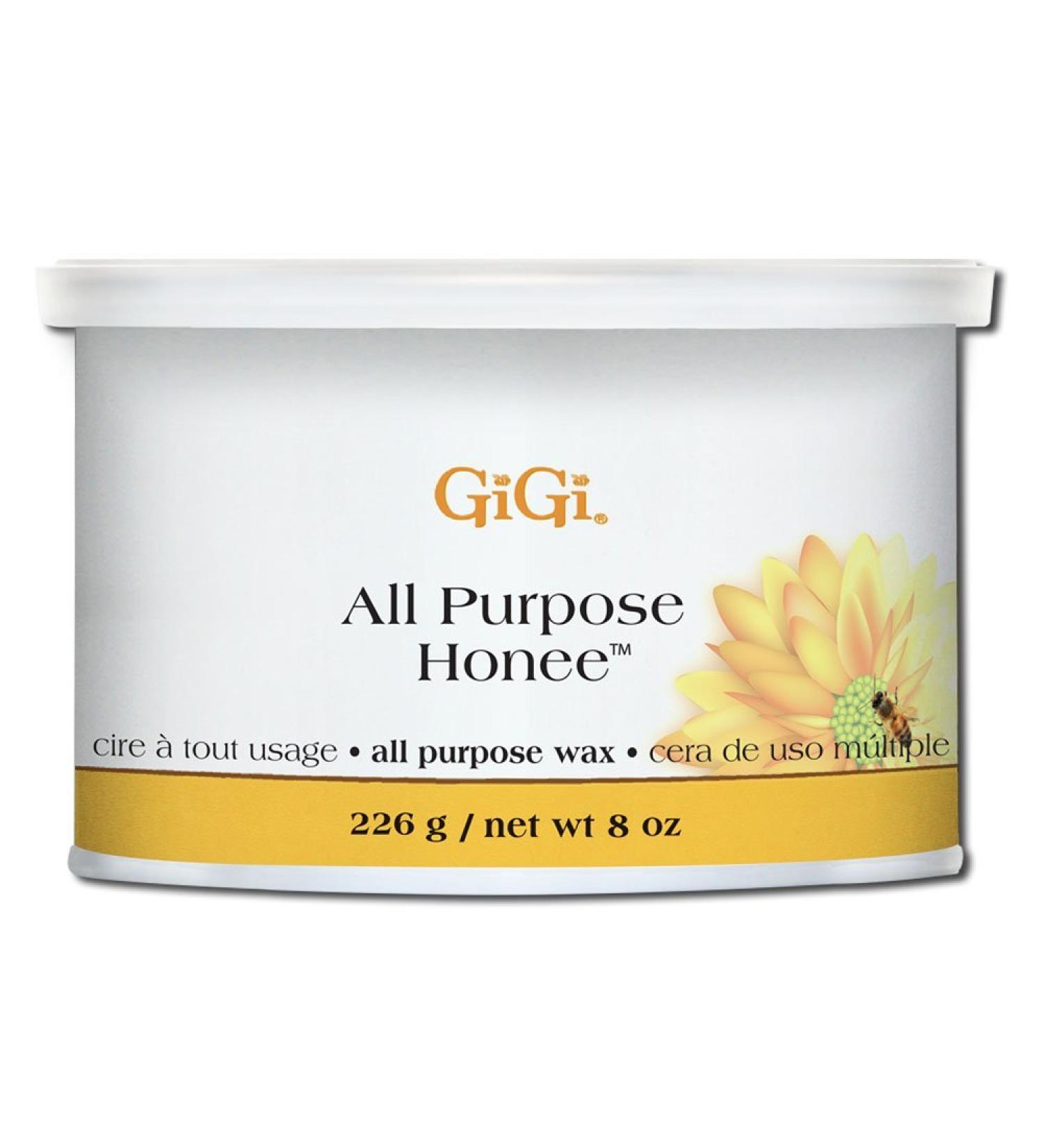 GiGi All Purpose Honee Hair Removal Wax with Beeswax Formula 8 oz