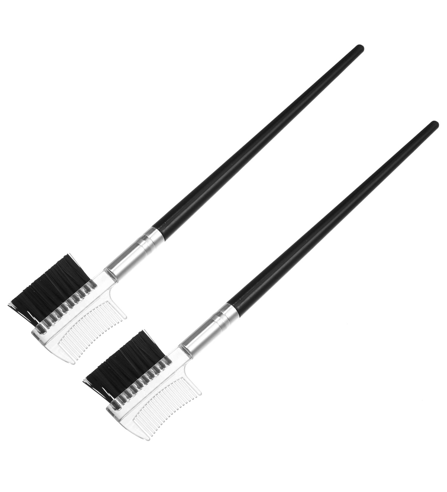Buy VOCOSTE 2pcs Soft Double Sided Eyebrow Brush Set | Angled Eye Brow & Eyelash Extension Brush for Women | Perfect Eye Makeup Tool - International Shipping Available - Buy Online on GoSupps.com