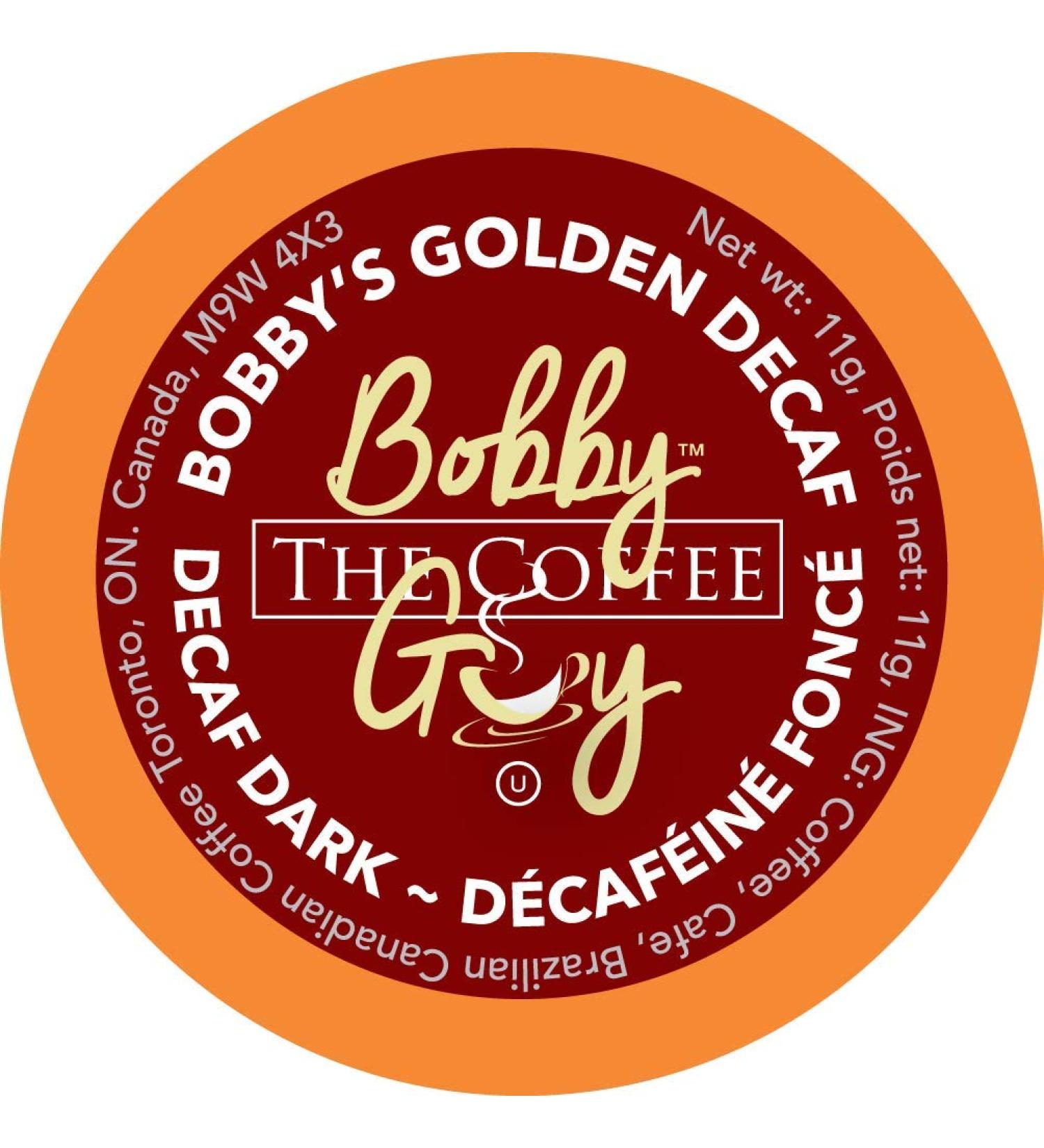 Bobby's Golden Decaf Compatible with Keurig K-Cup Brewers 24 Count - Buy Online on GoSupps.com