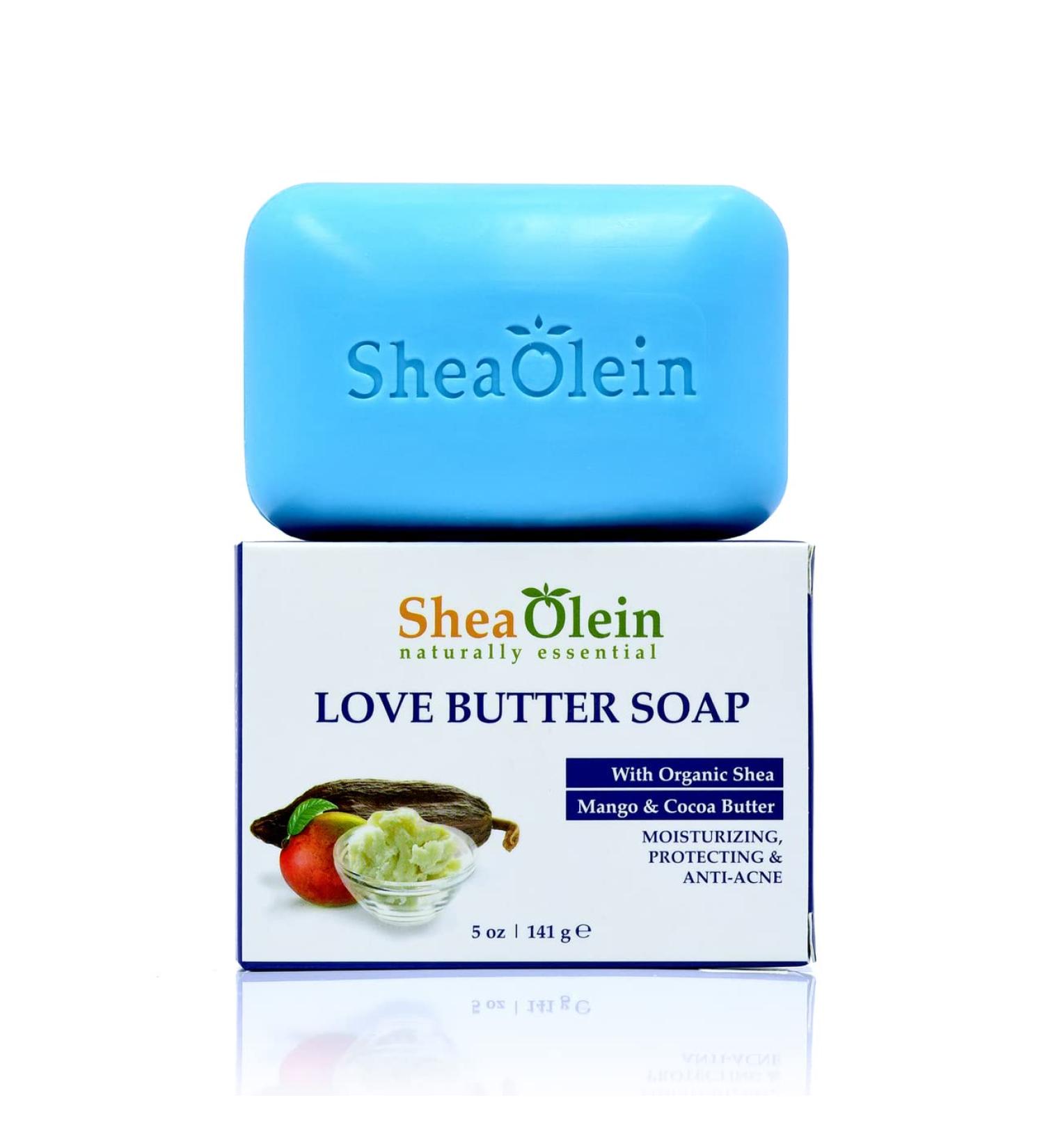 SheaOlein Love Butter Soap 5 oz Bar (Pack of 6) - Moisturizing Shea Olein Soap Bars - Buy Online on GoSupps.com