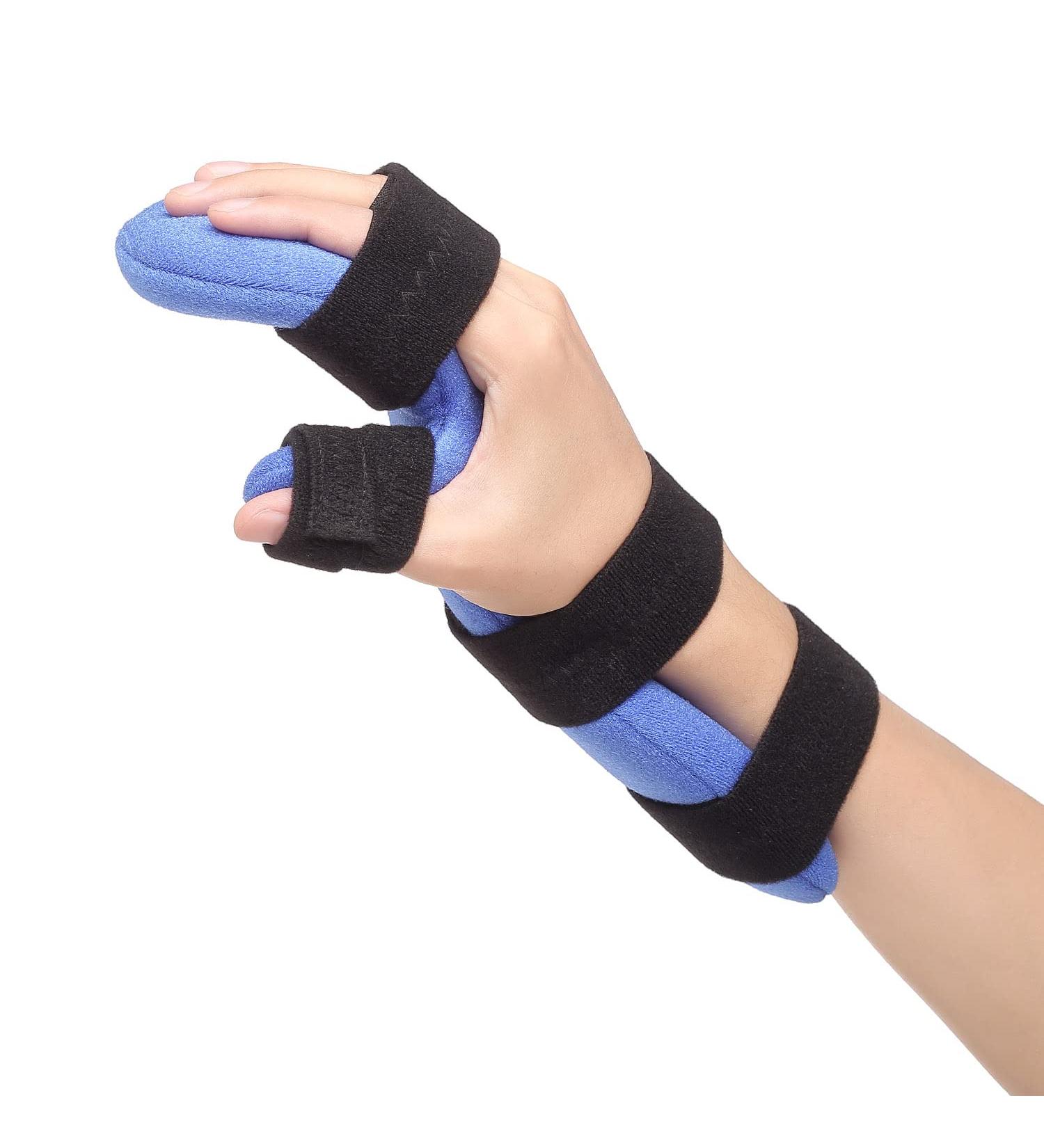 Scurnhau Resting Hand Splint - Functional Brace for Tendinitis, Arthritis, Carpal Tunnel - Hand Support for Stroke, S/M - Fits Left & Right Hand - Buy Online on GoSupps.com
