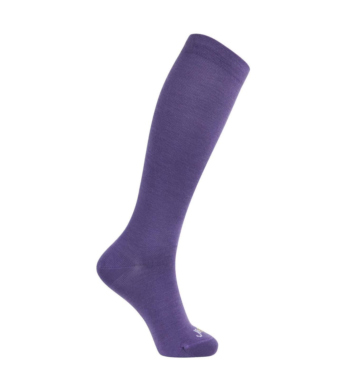 Javie 80% Merino Wool Compression Socks 15-20mmHg - Ultra Soft Graduated Support for Women & Men - Medium Purple - Buy Online on GoSupps.com