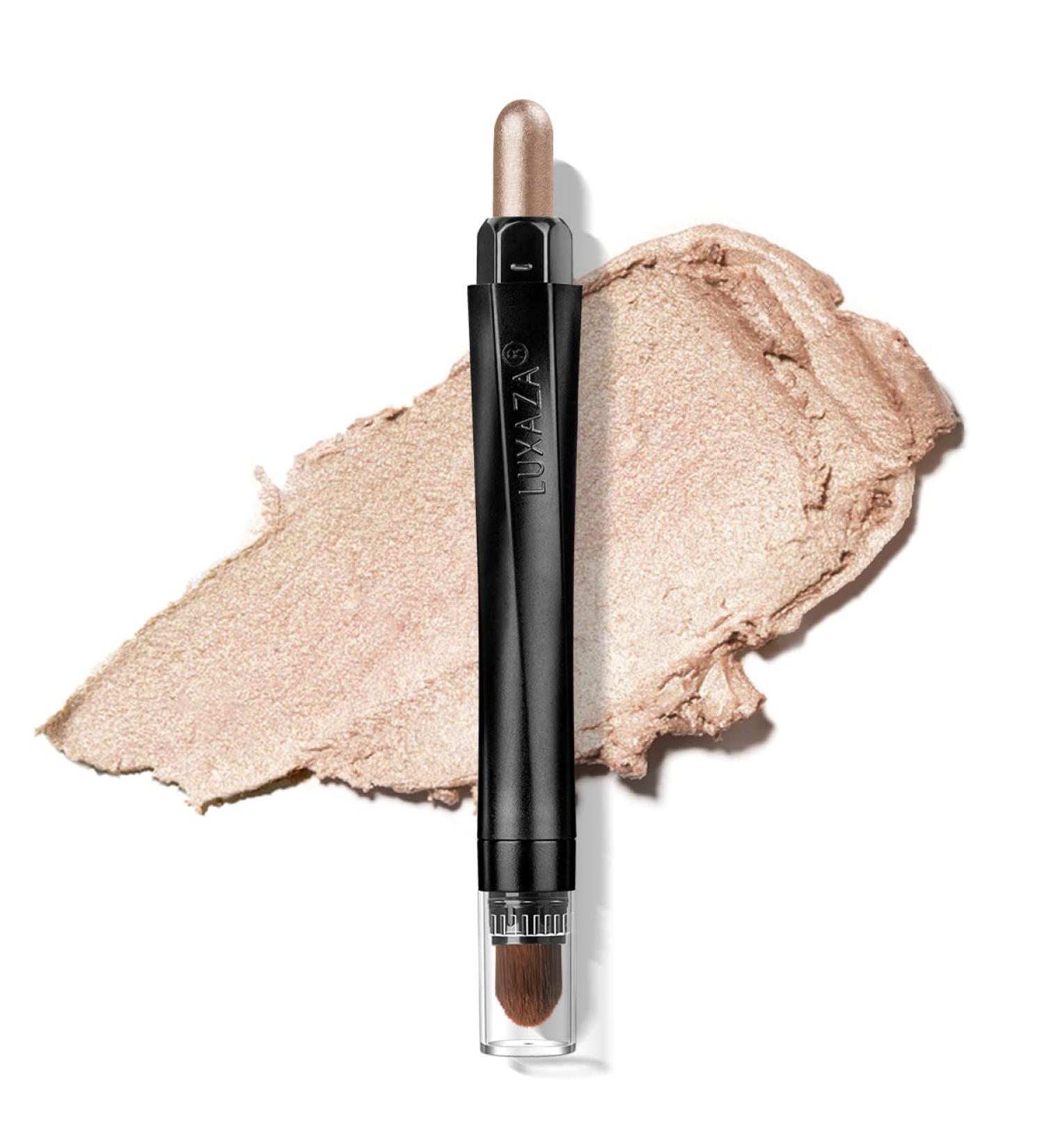 LUXAZA Cream Eyeshadow Stick - Hypoallergenic Shimmer Eye Shadow | Waterproof, Long Lasting & Cruelty-free Vegan Makeup (#138) - Buy Online on GoSupps.com