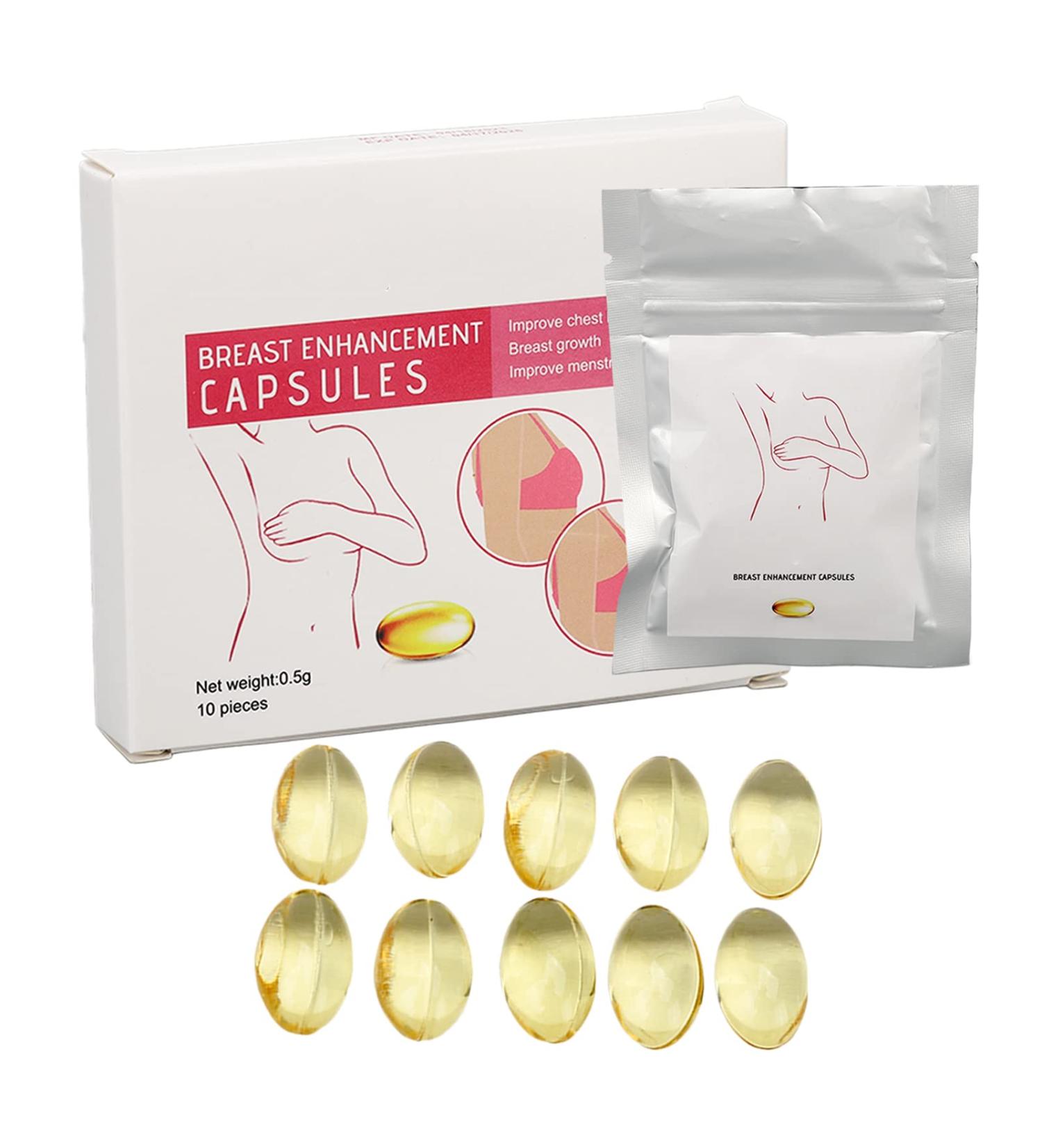 10pcs Breast Health Estrogen Balance Capsules | Menstrual Regulation & Menopause Relief - Buy Online on GoSupps.com