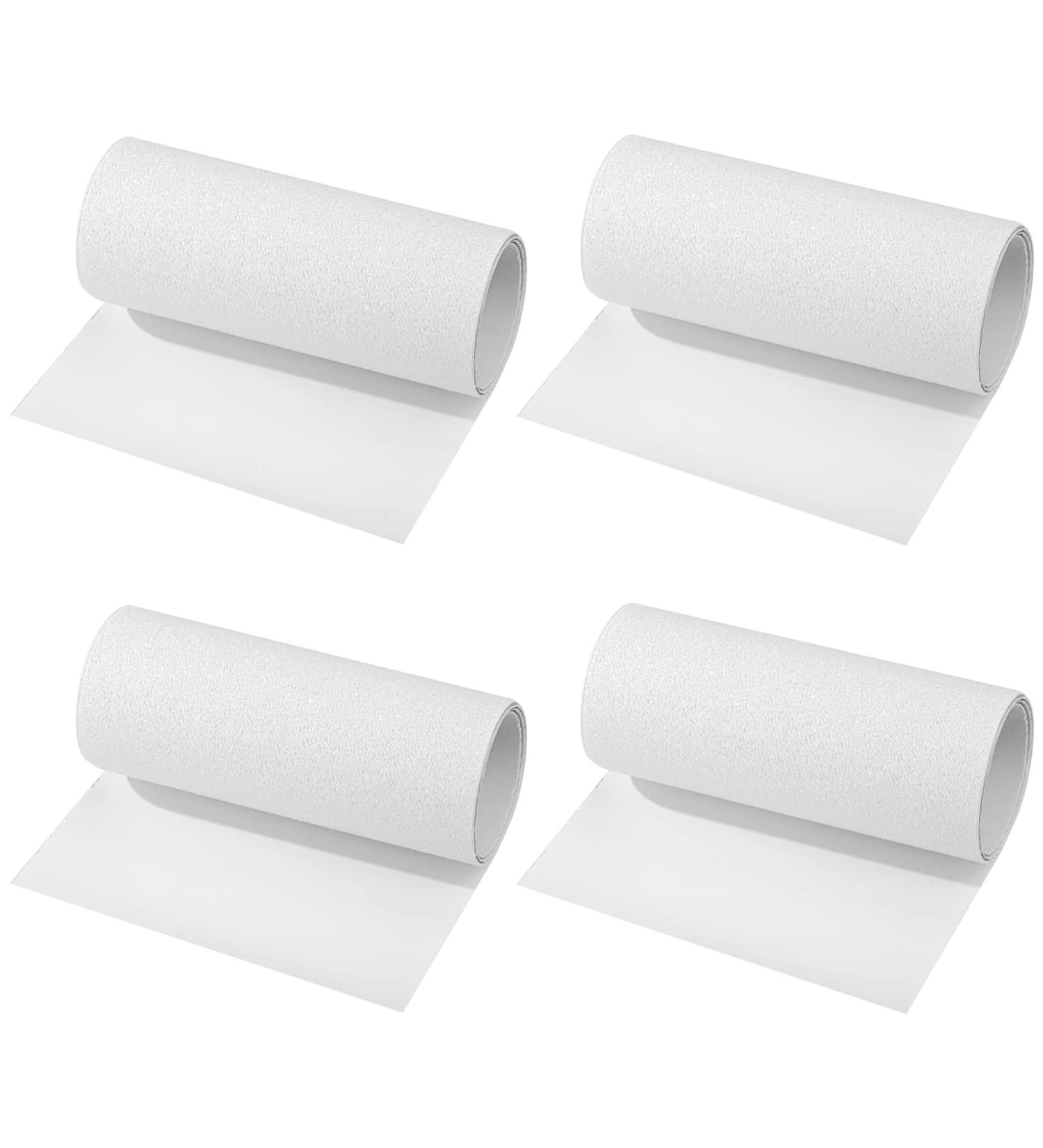 Sole Sticker Set - Self-Adhesive Shoe Protectors for Heels - Anti-Slip Clear Stickers - 4 Rolls (20x4 inch) - Buy Online on GoSupps.com