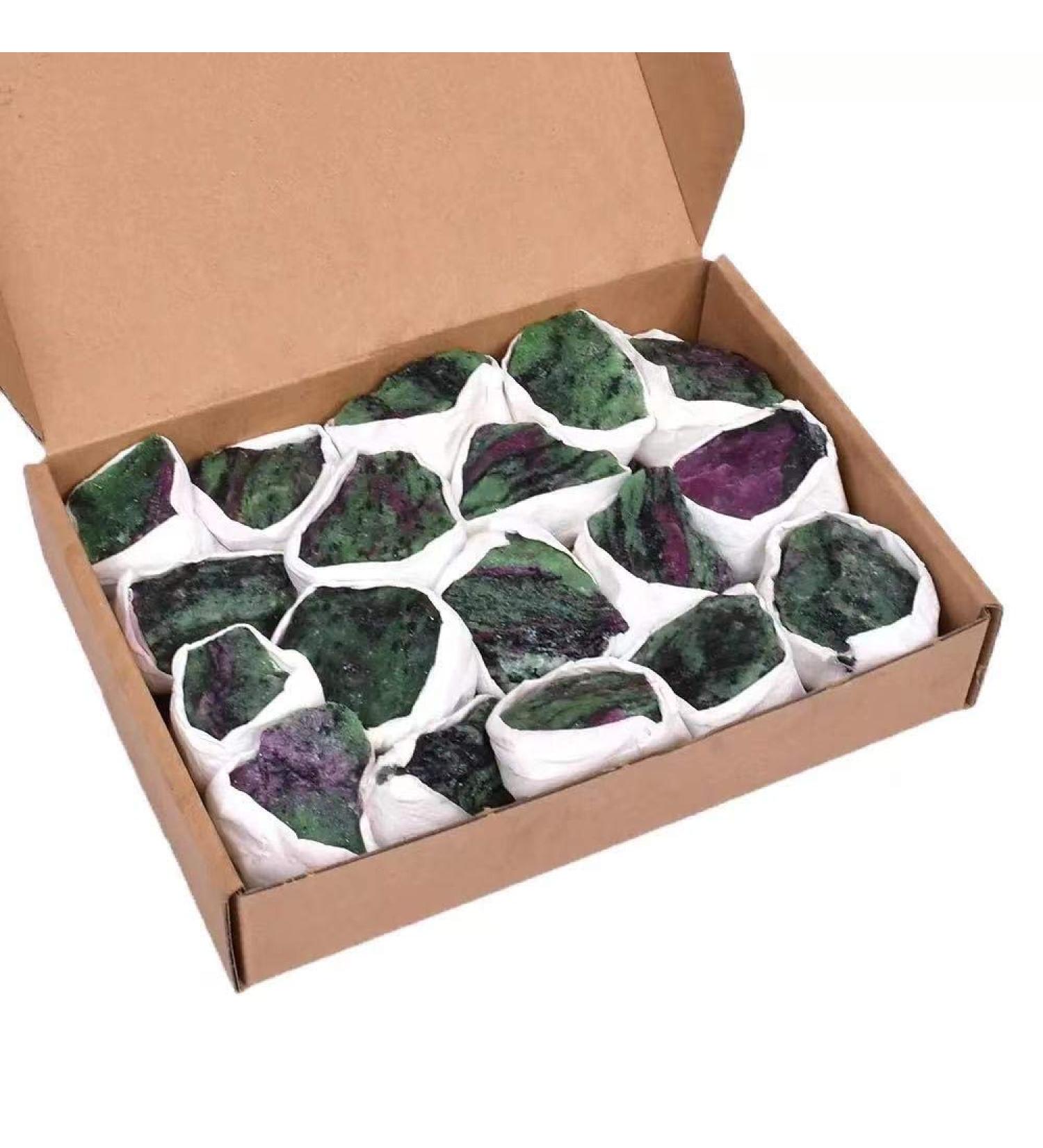 1pc 250mm-200mm Natural Crystal raw Rough Box Epidote Stone Obelisk - Buy Online on GoSupps.com