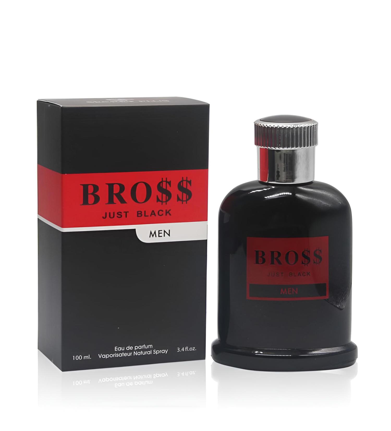 Bross Just Black's Cologne Bold & Sophisticated Scent Perfume for Men With Citrus Spice And Woody Notes Long Lasting Fragrance For All Occasions Bross Just Black 3.4 Fl Oz (Pack of 1) - Buy Online on GoSupps.com