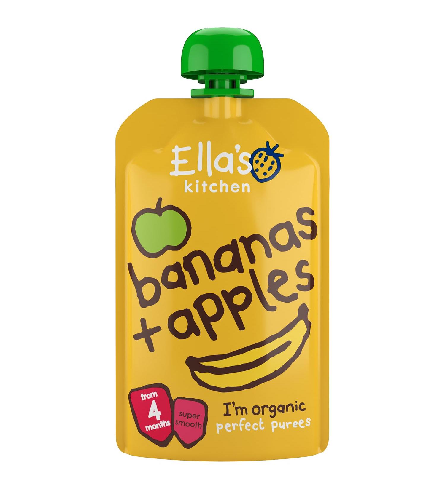 Ella's Kitchen Organic Bananas and Apples 120g