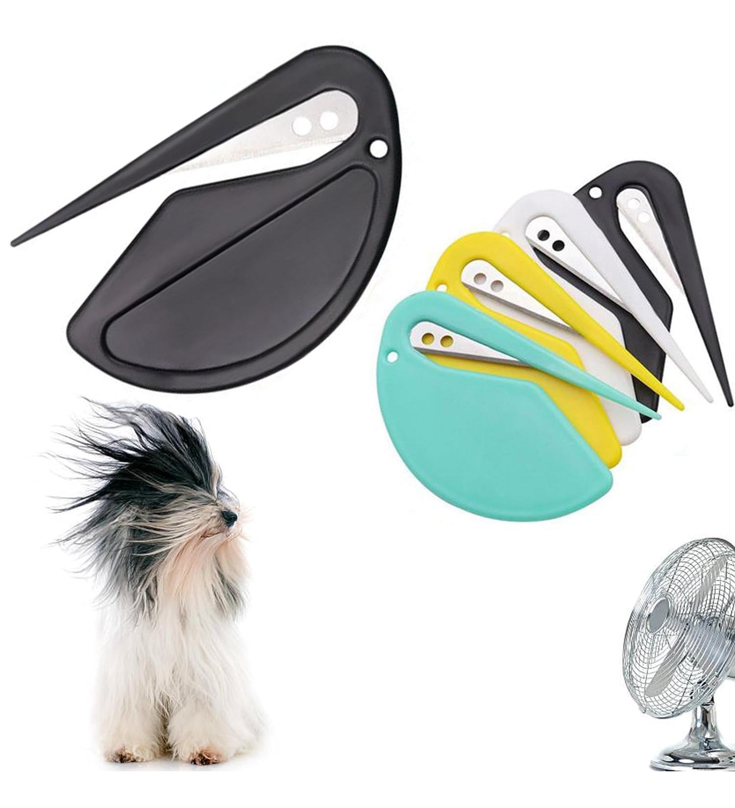 Pet Knotting Comb 2024 New De Knotting Comb for Dog and Cat Pet Dog Shedding Brush Puppy Kitten Brush Hair Removal Tool Knotting Comb Pet Grooming Tool Tangle Remover Leaf-Black Onesize - Buy Online on GoSupps.com