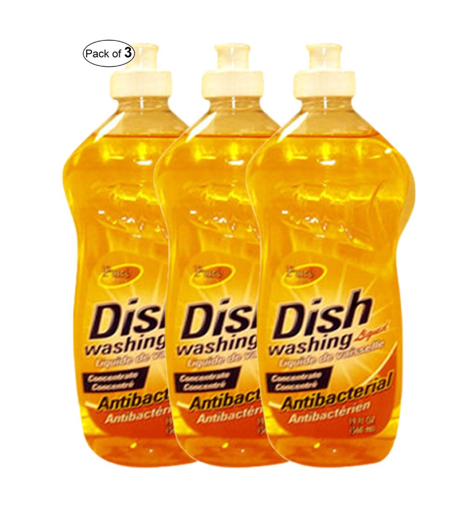 Pure Dishwash Liquid Antibacterial(560ml) (Pack of 3)