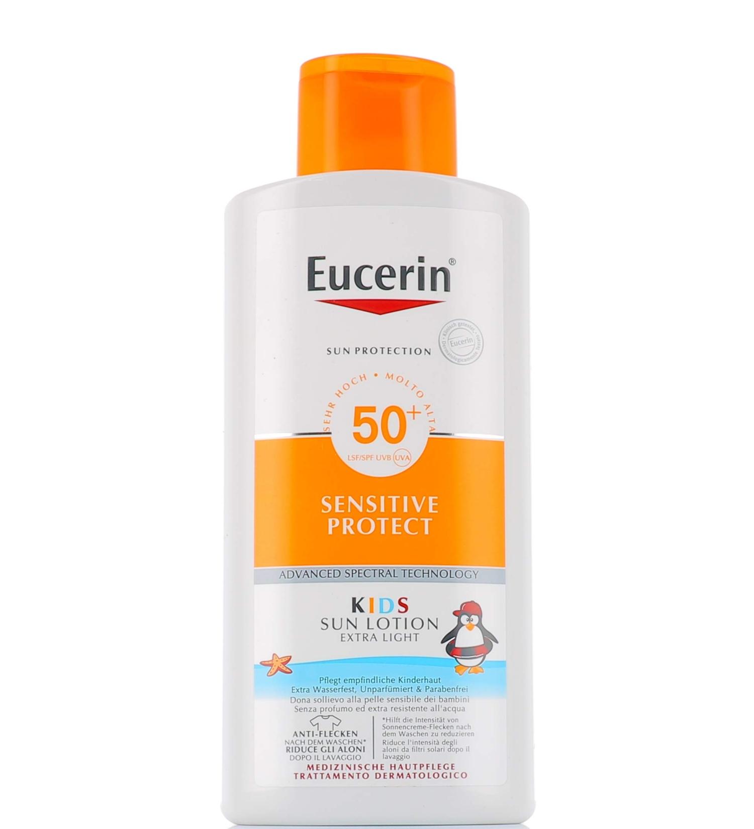 Eucerin Sun Sensitive Protect Kids SPF50+ Protezione Solare Per Bambini 400 ml
