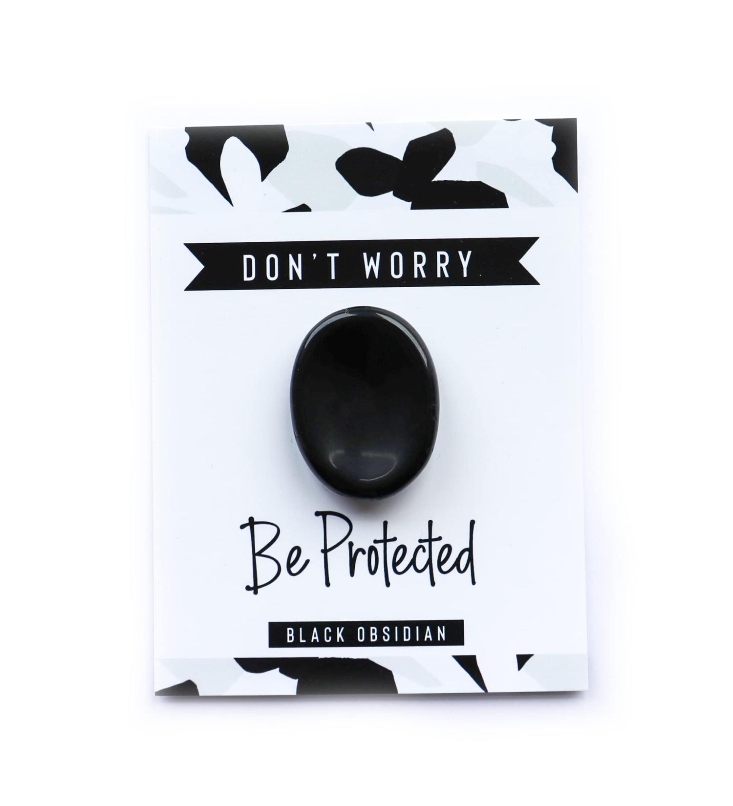 Black Obsidian Crystal Worry Thumb Thumb Stone Meditation Spiritual Stress Relief Gift Birthday Stocking Filler Healing Energy Reiki Chakra - Buy Online on GoSupps.com