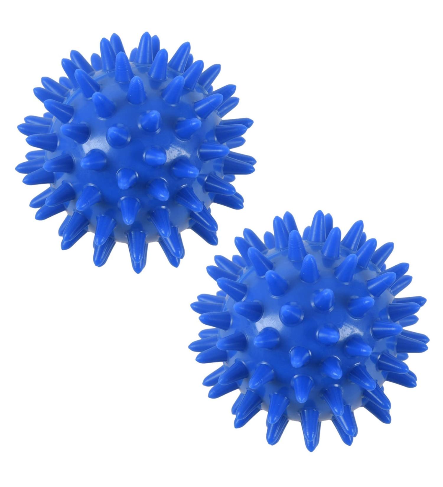 Balawin 2pc Soft Massage Balls for Palm Feet Arm & Neck - Blue 5.5CM - Perfect for Relaxation & Pain Relief - Buy Online on GoSupps.com