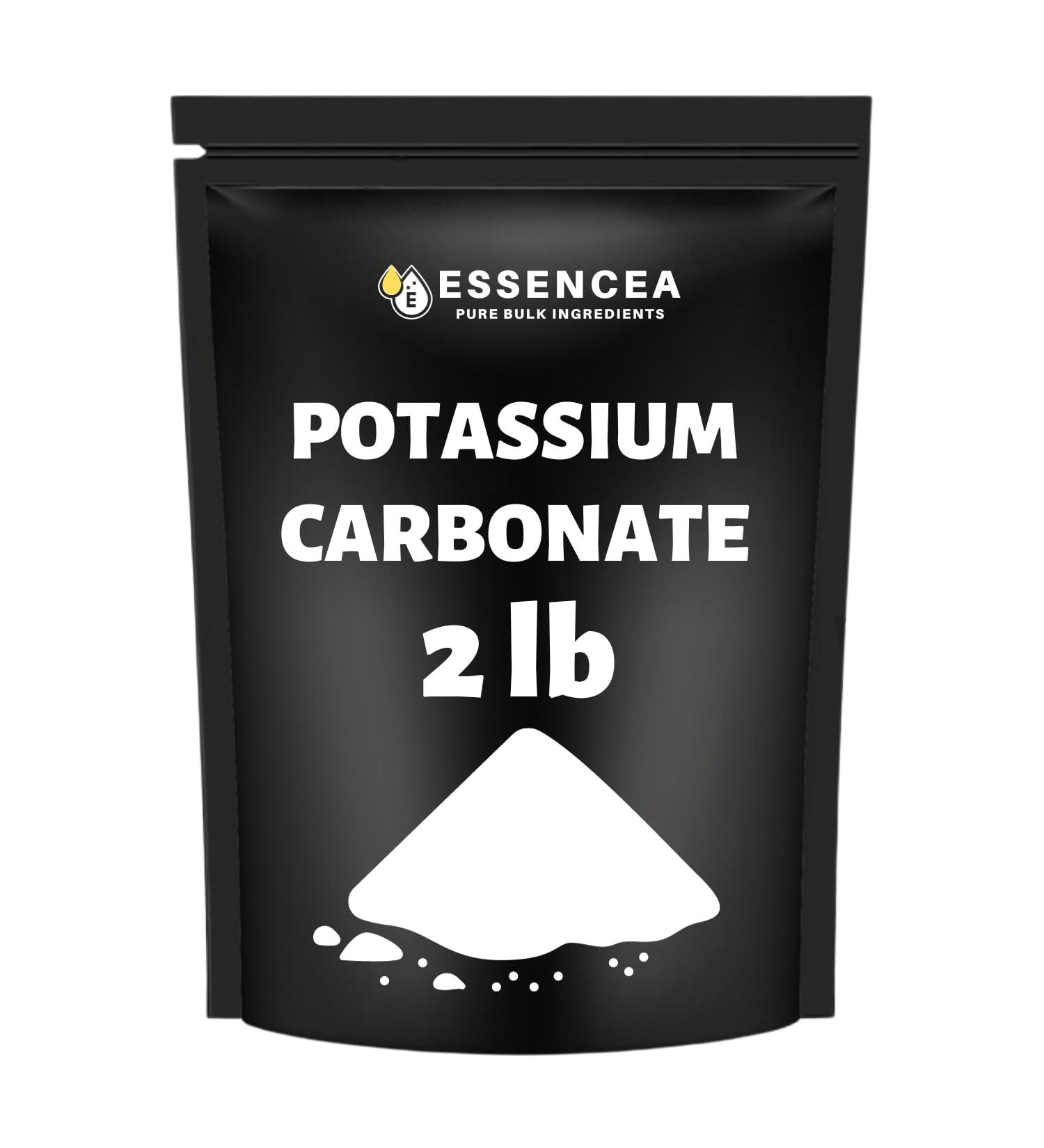 Potassium Carbonate 2lb by Essencea Pure Bulk Ingredients | 100% Pure Potassium Powder for Plants and Supplements (32 Ounces) - Buy Online on GoSupps.com