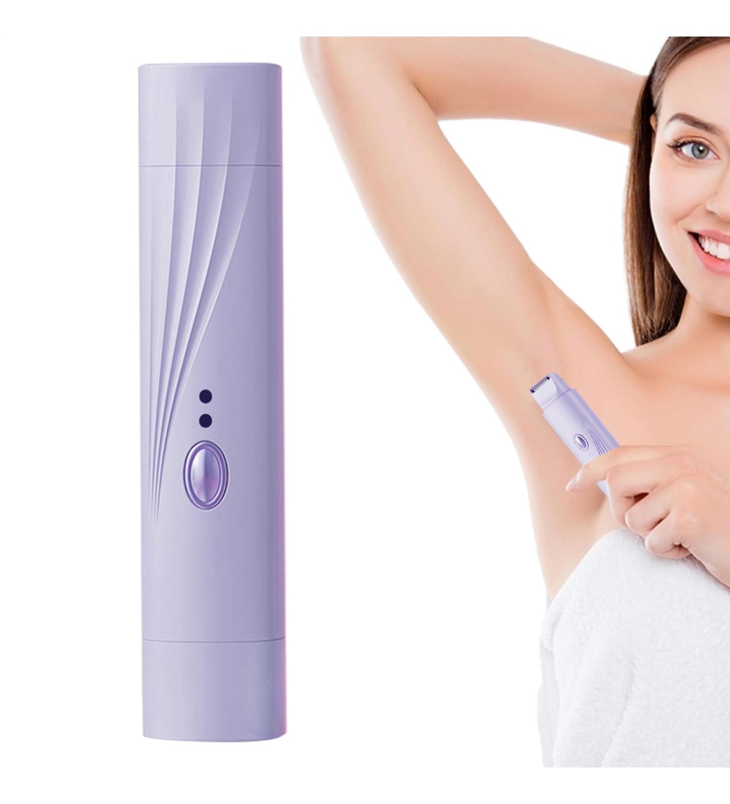 Rasoir lectrique Pour Femme | Tondeuse Femme 2 T tes Imperm able | pilateur Corporel Jambes Peau Sensible Utilisation Quotidienne Maillot Violet - Buy Online on GoSupps.com