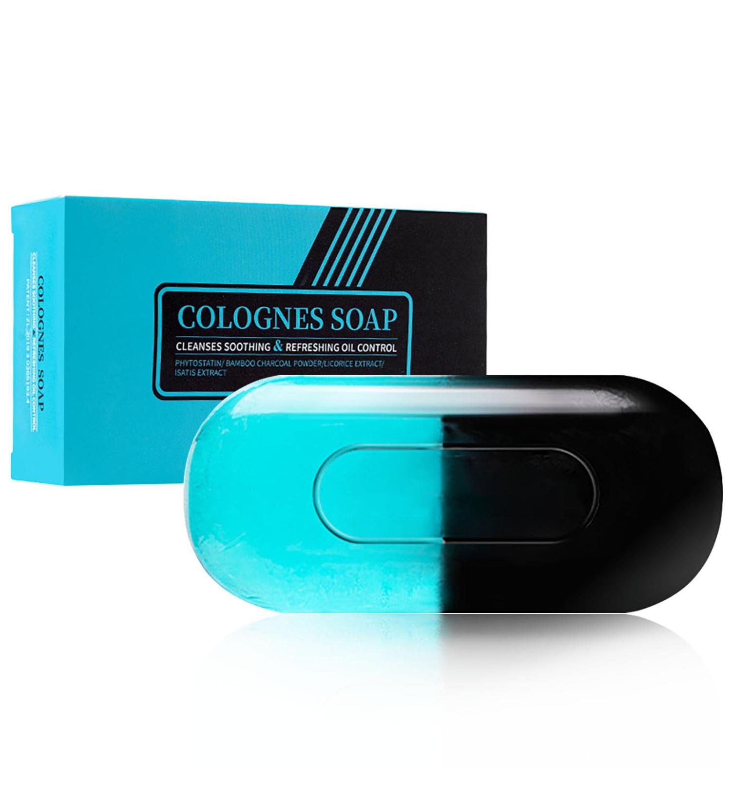 Cologne Capsule Soap - Natural Mens Soap Bar for Cleansing & Soothing - Handmade Soap Bar For Face & Body - Body Odor & Acne Removal Soap - Multi-purpose Soap Bar for Moisturising and Smooth Skin - Buy Online on GoSupps.com