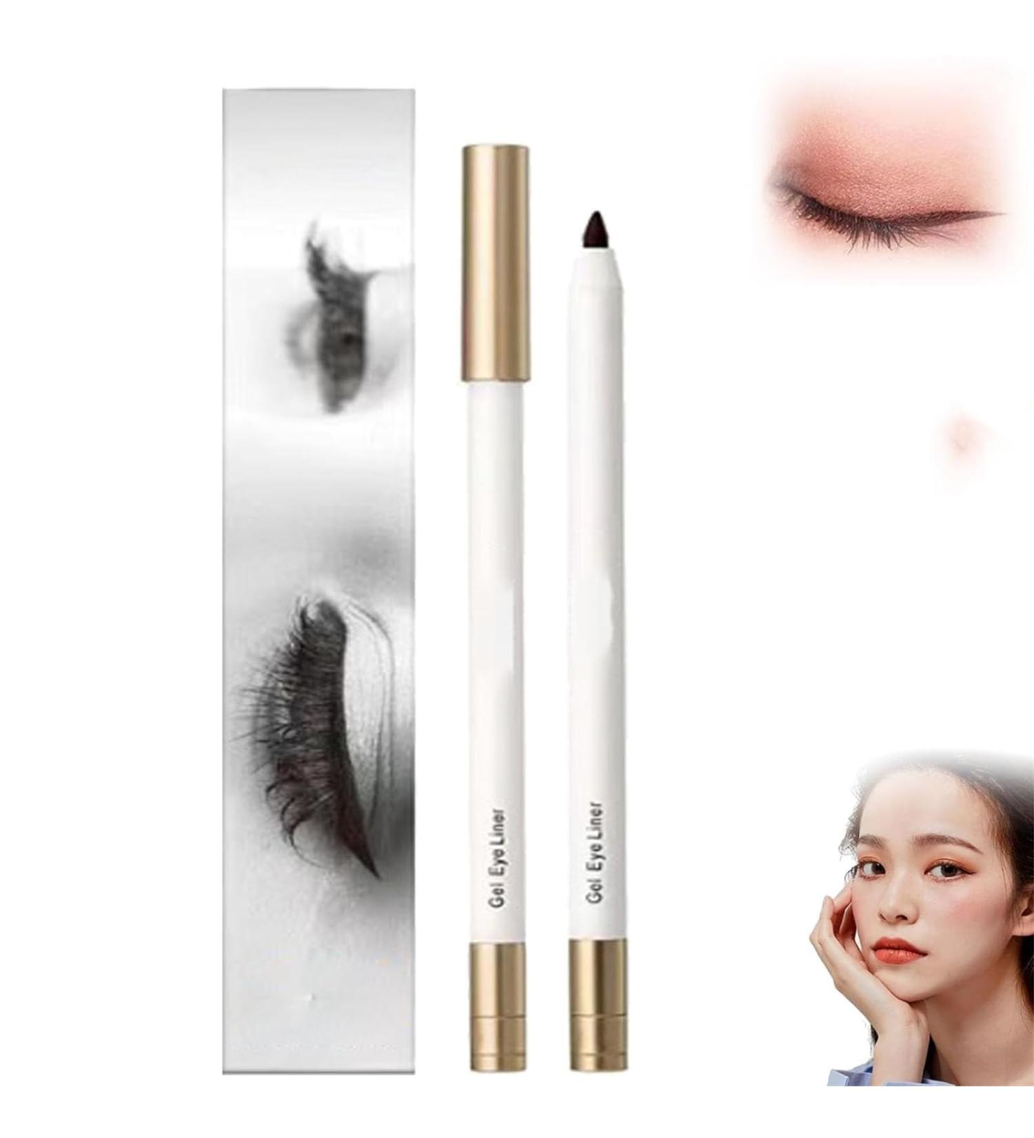 IFFANY Waterproof Eyeliner Pencil Long Lasting No Smudge Gel Eyeliner Pencil Waterproof Makeup Pencils Extra Fine Eyeliner Easy to Draw - Buy Online on GoSupps.com