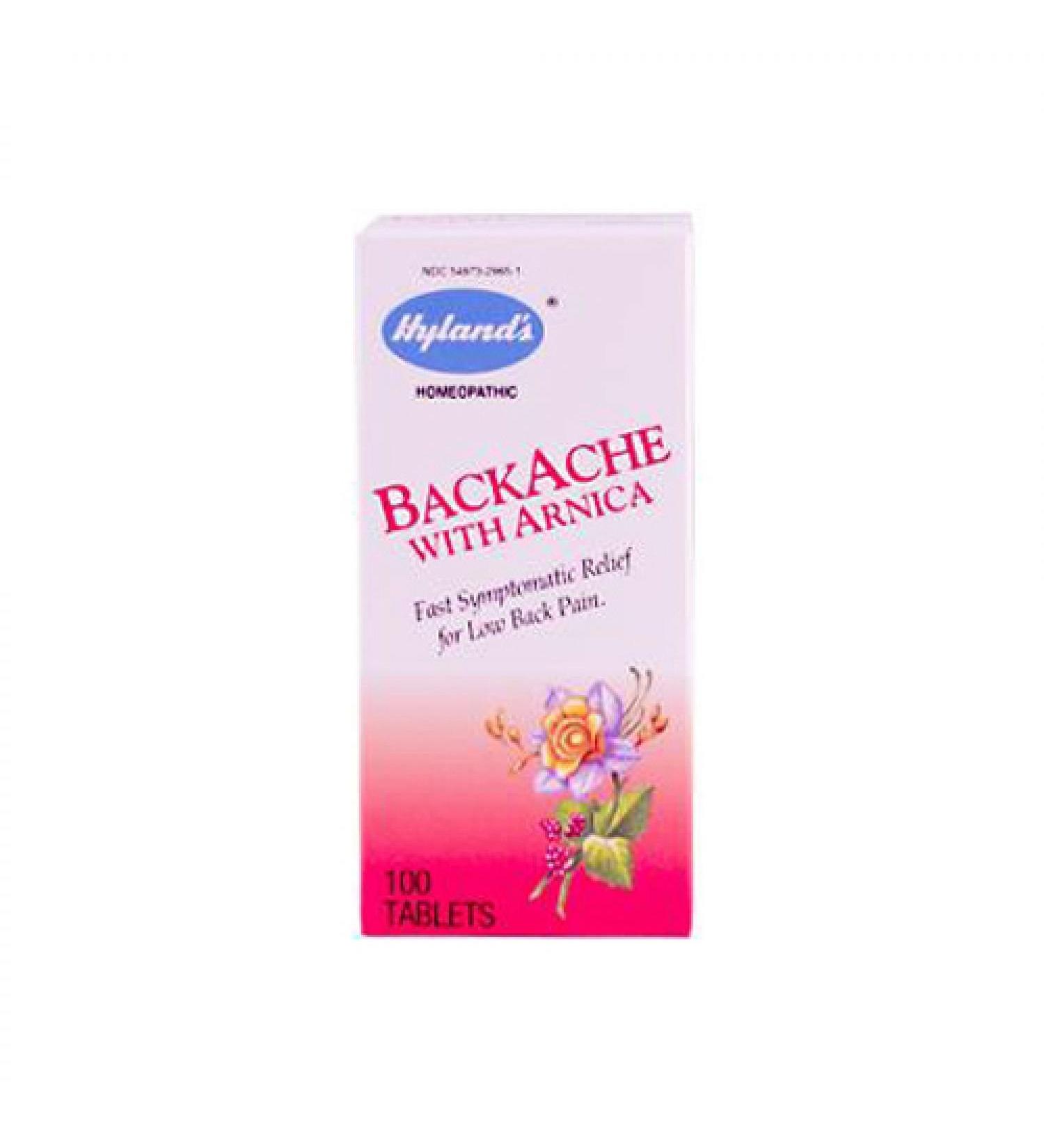 HYLANDS Backache with Arnica 100 CT
