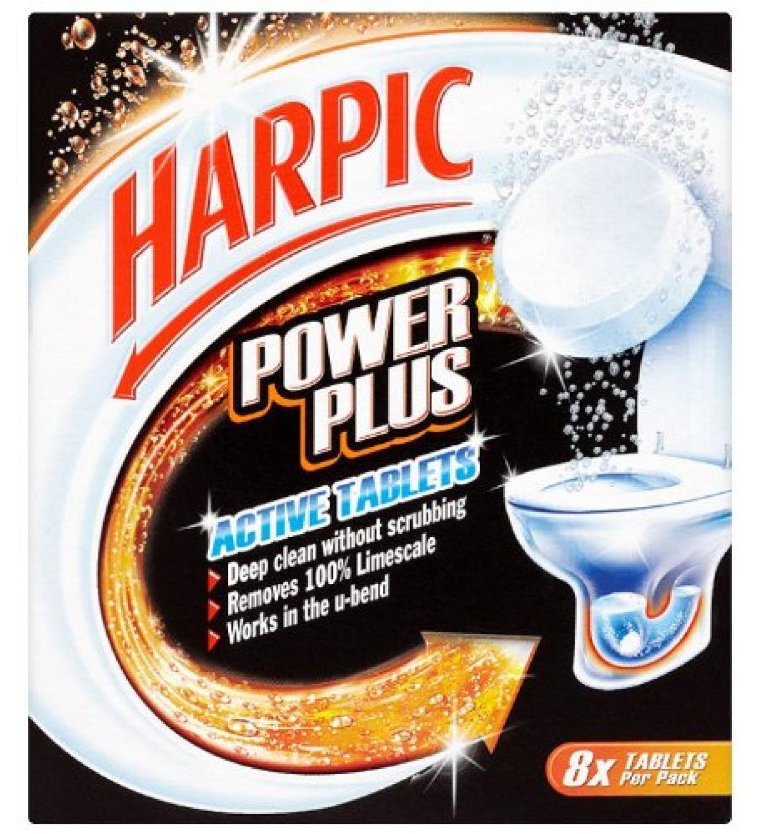 Power Plus Toilet Cleaning Tablets - Tough Stain Removal 8 Tablets - International Shipping Available - Buy Online on GoSupps.com