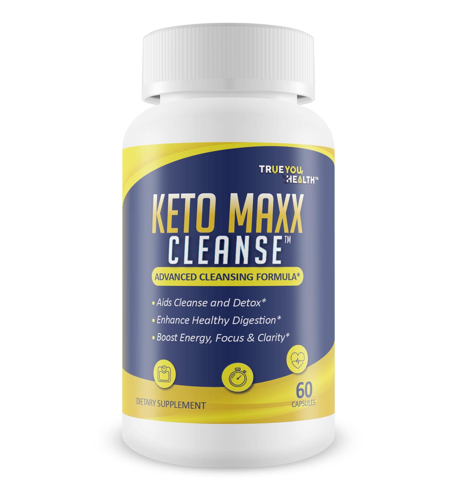Keto Maxx Cleanse - Keto Friendly Detox for Full Body + Colon & Liver Support - Promotes Healthy Digestion, Energy, and Mental Clarity - Buy Online on GoSupps.com