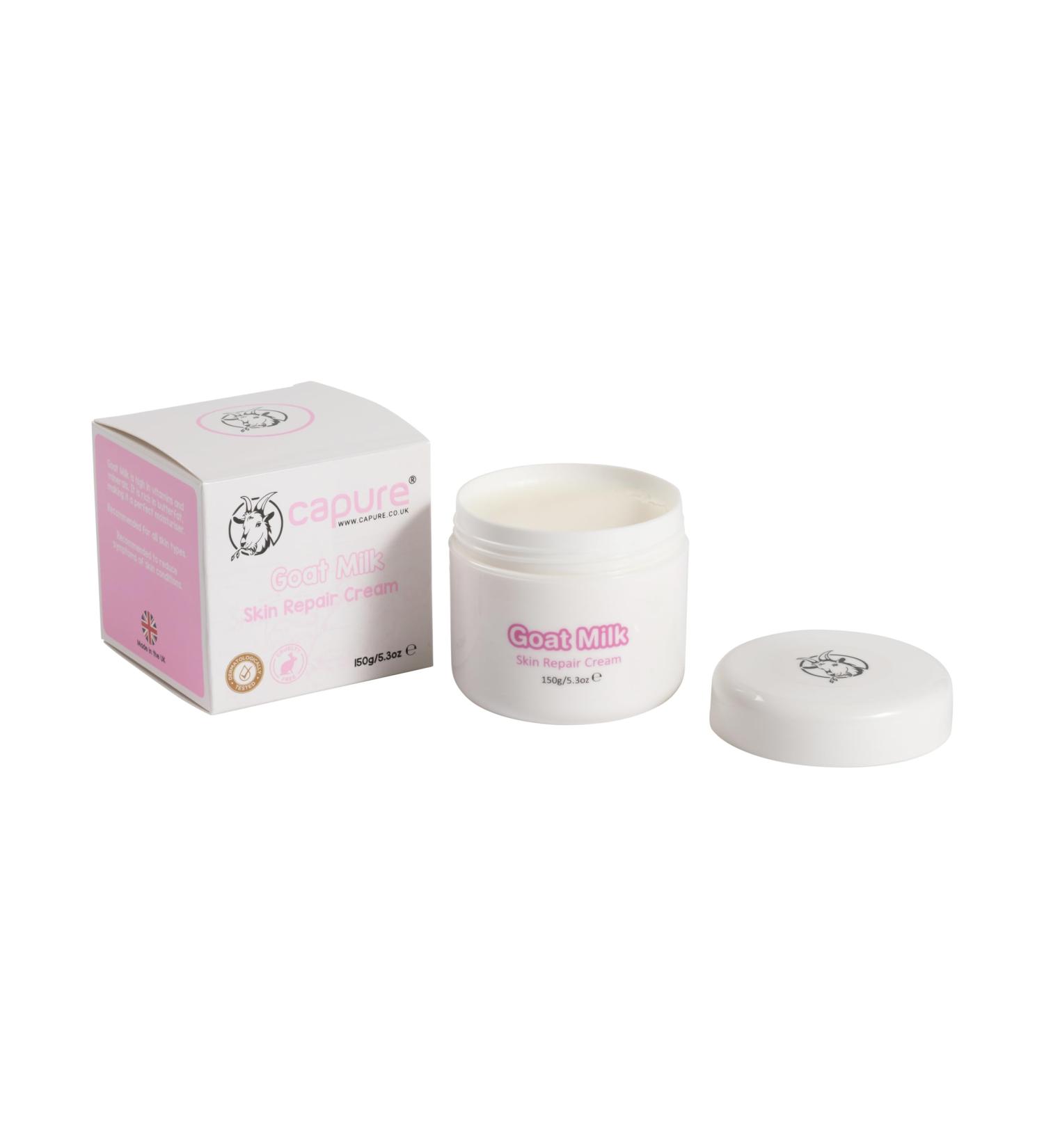 Goat Milk Skin Repair Cream (99.87% Organic or Naturally derived ingredients) - Buy Online on GoSupps.com