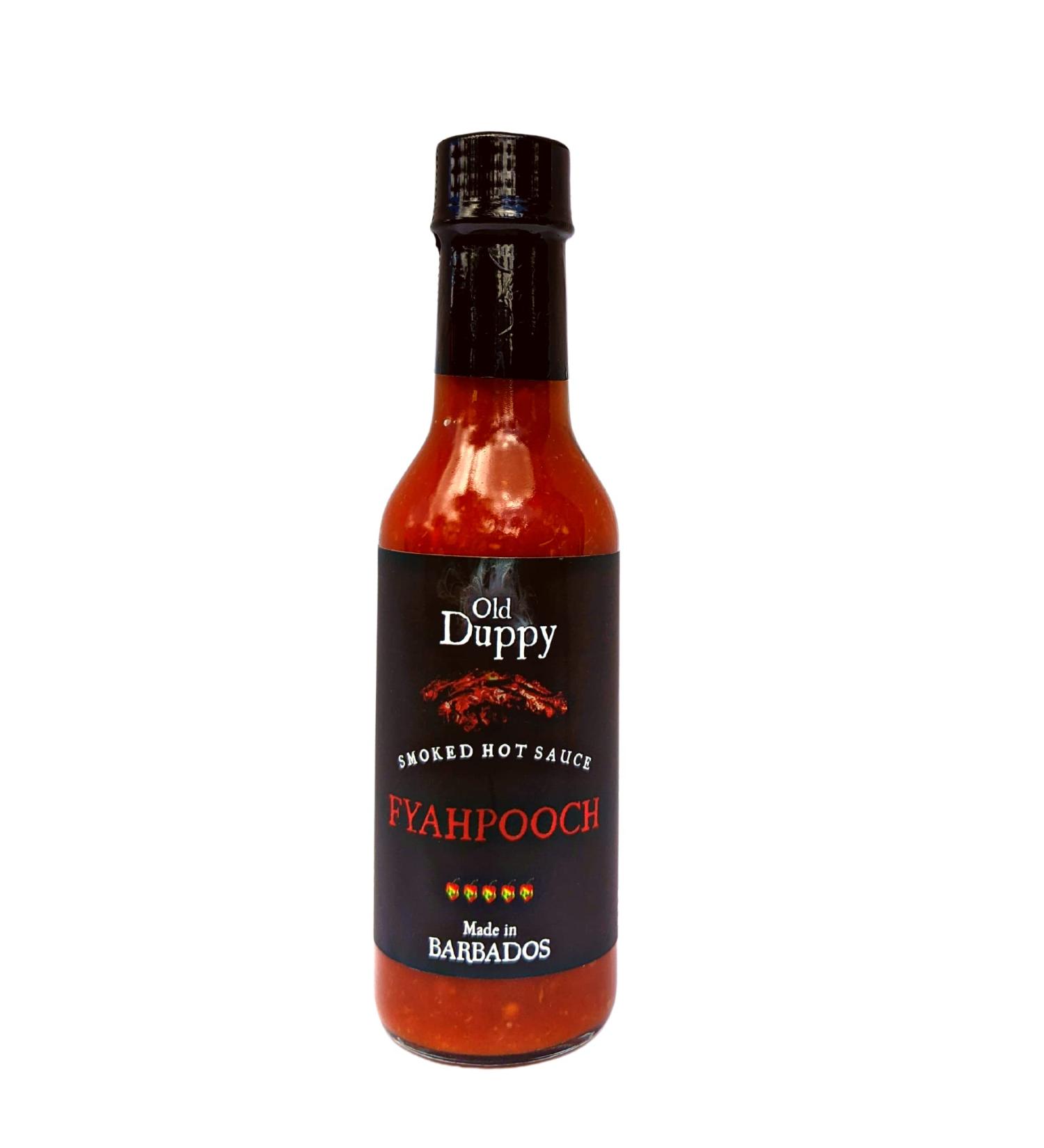 Old Duppy Fyahpooch Smoked Pepper Sauce 150ml - Buy Online on GoSupps.com