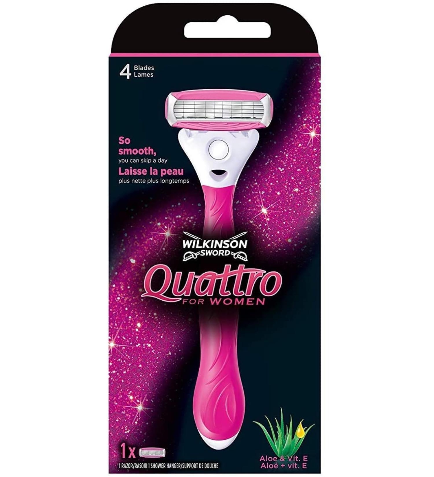Buy Wilkinson Sword Quattro Razor for Women | Smooth Shaving & Worldwide Shipping - Buy Online on GoSupps.com
