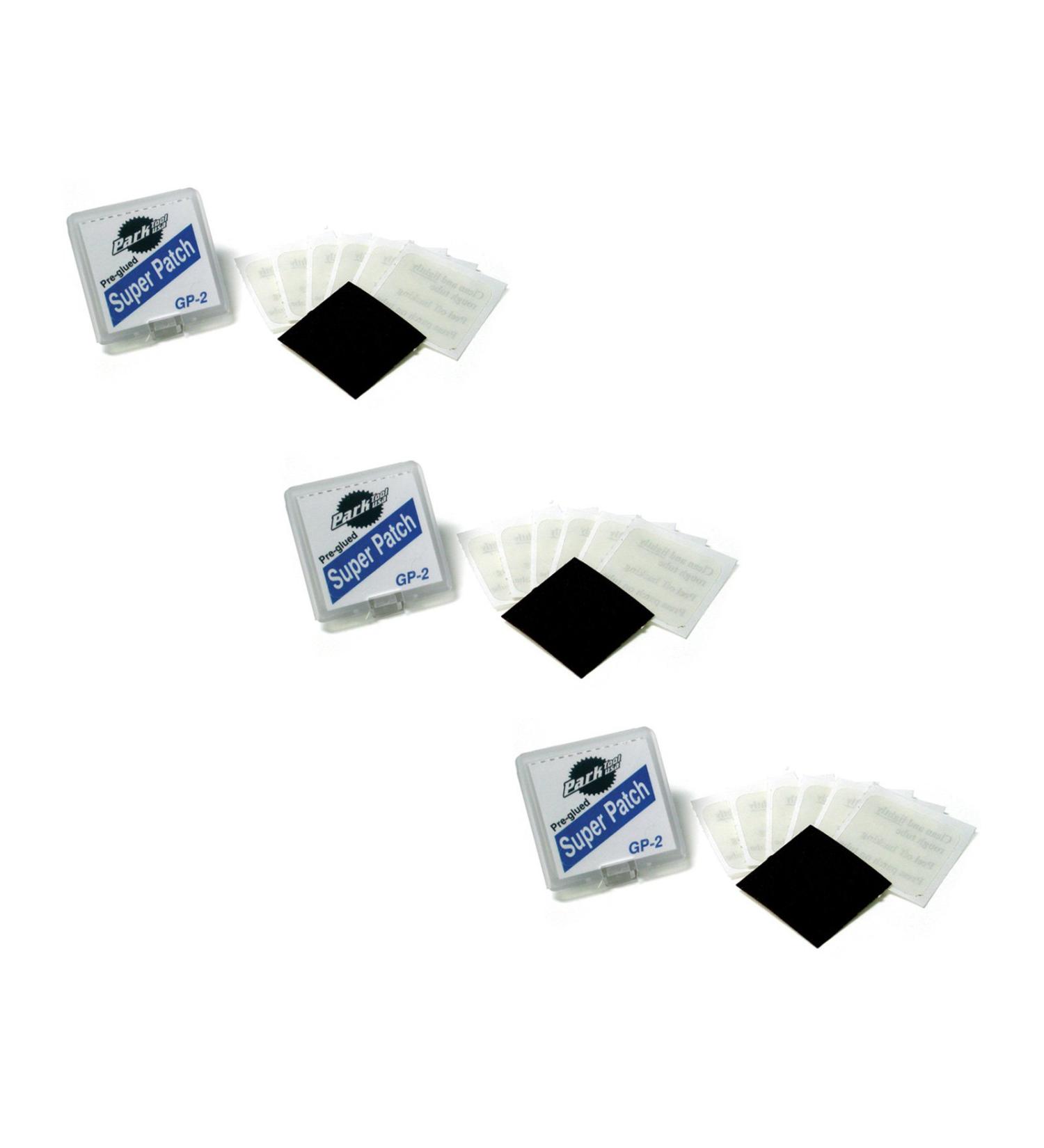 Park Tool GP-2 Pre-Glued Super Patch Puncture Repair Kits - Pack of 3 Kits - Buy Online on GoSupps.com