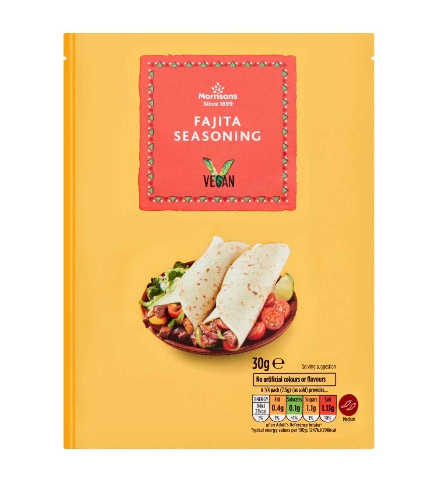 Morrisons Fajita Seasoning 30g