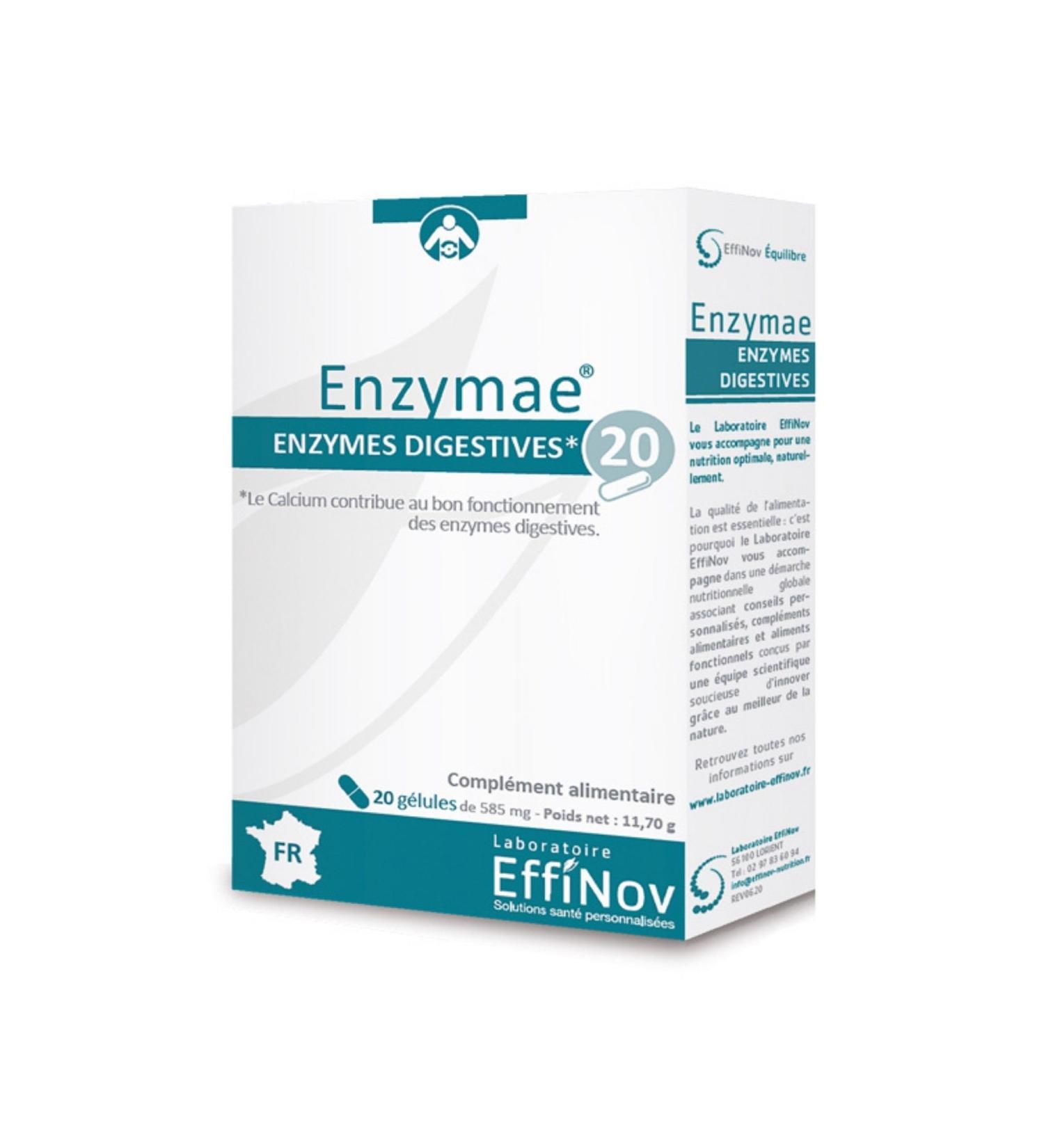 Effinov Nutrition Enzymae Digestive Enzymes 20 Capsules - Buy Online on GoSupps.com
