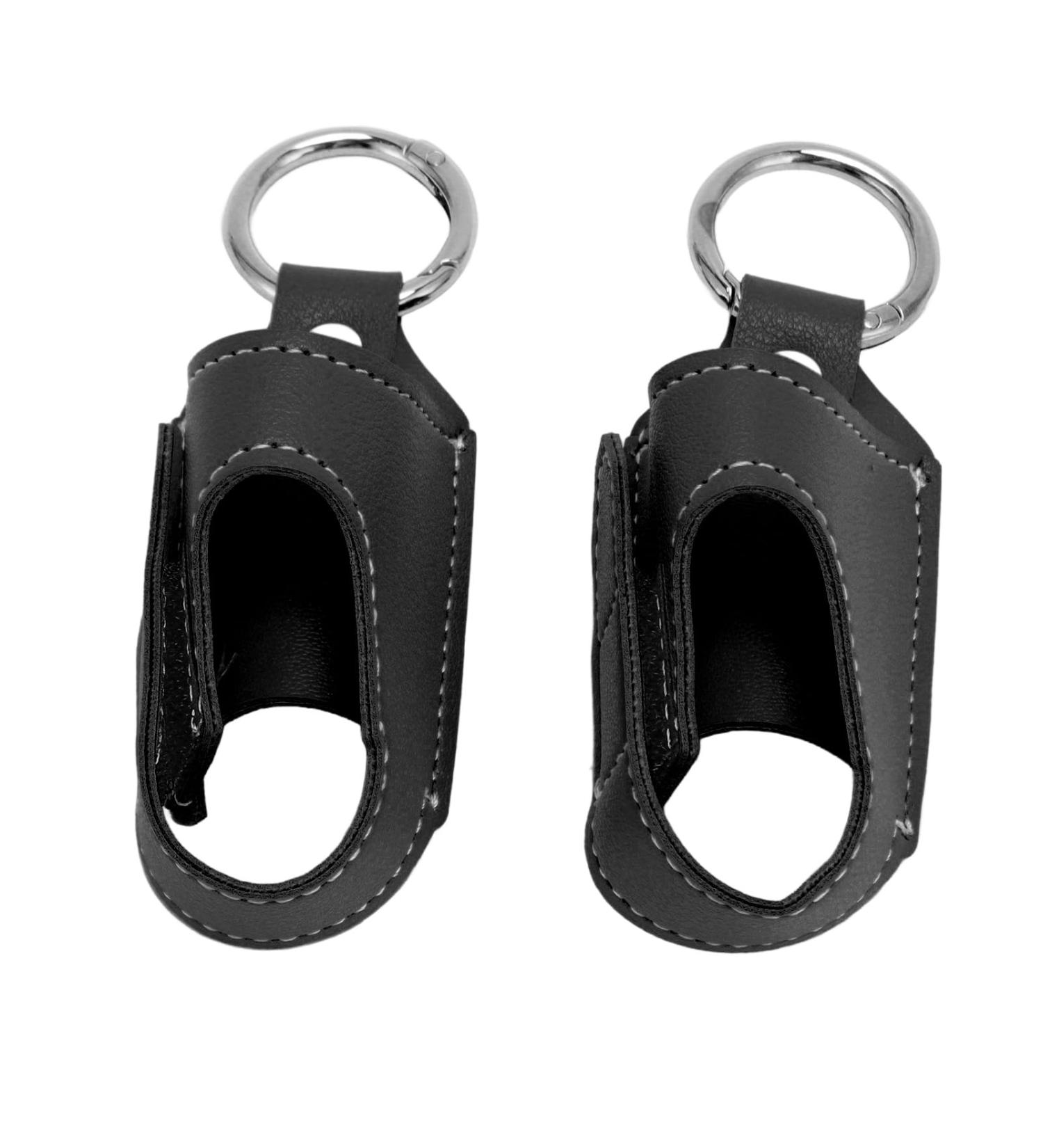 Buy Srliya 2pcs Inhaler Holder - PU Leather Travel Case with Carabiner Clip | Lightweight & Protective (Black) - International Shipping Available - Buy Online on GoSupps.com