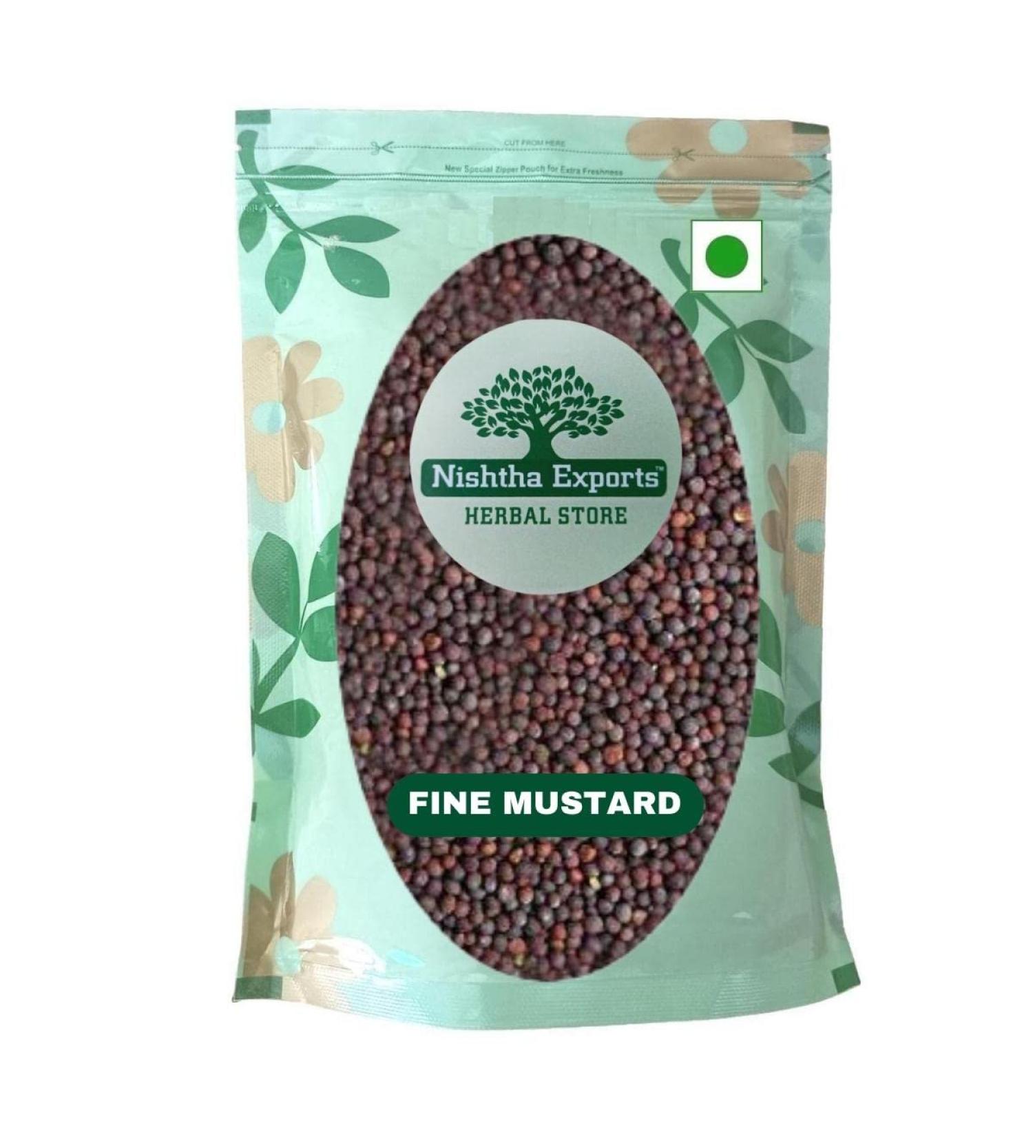 Kali Rai-Black Mustard-Raw Herbs-Mohari-Sarson Kaali-Brassica Nigra-Sarso Kali-Jadi Booti-Single Herbs (250 Gram) - Buy Online on GoSupps.com