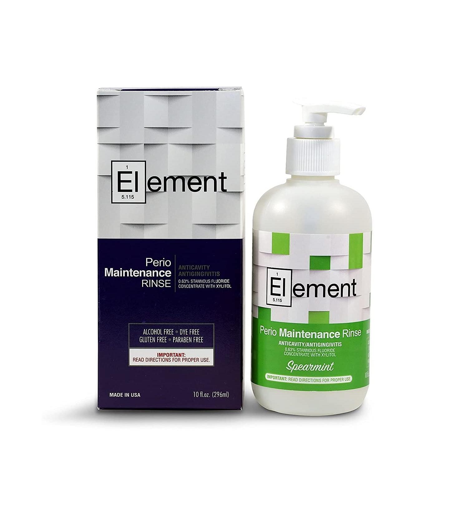 Stannous Fluoride Mouthwash 10 Fl. Oz. - Alcohol-Free Antimicrobial Perio Rinse - Spearmint Flavor - Paraben & Dye Free - Buy Online on GoSupps.com