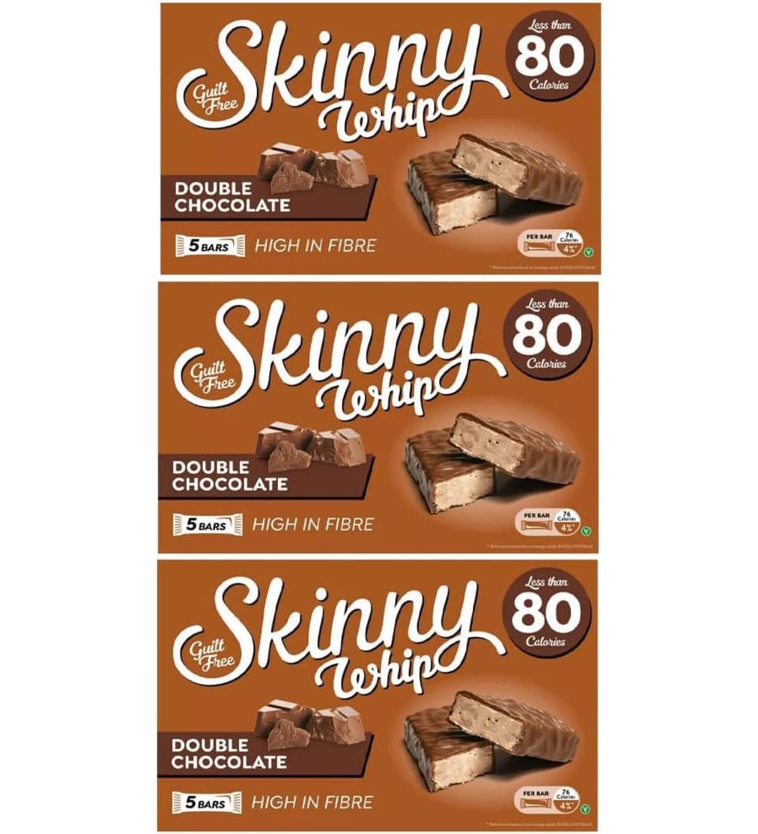 Double Chocolate Skinny Whip Bars (3 pack)